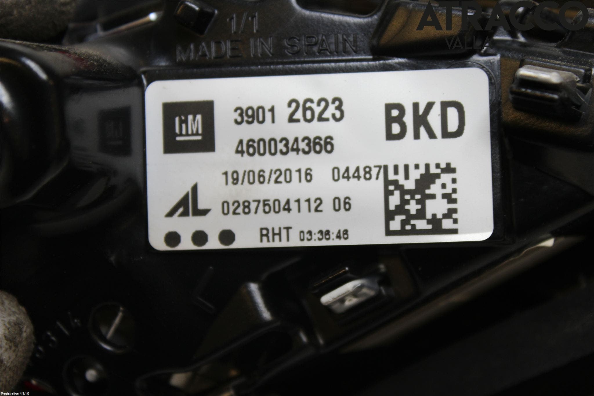 Opel CORSA E 15-19 Bakljus Lucka Vä