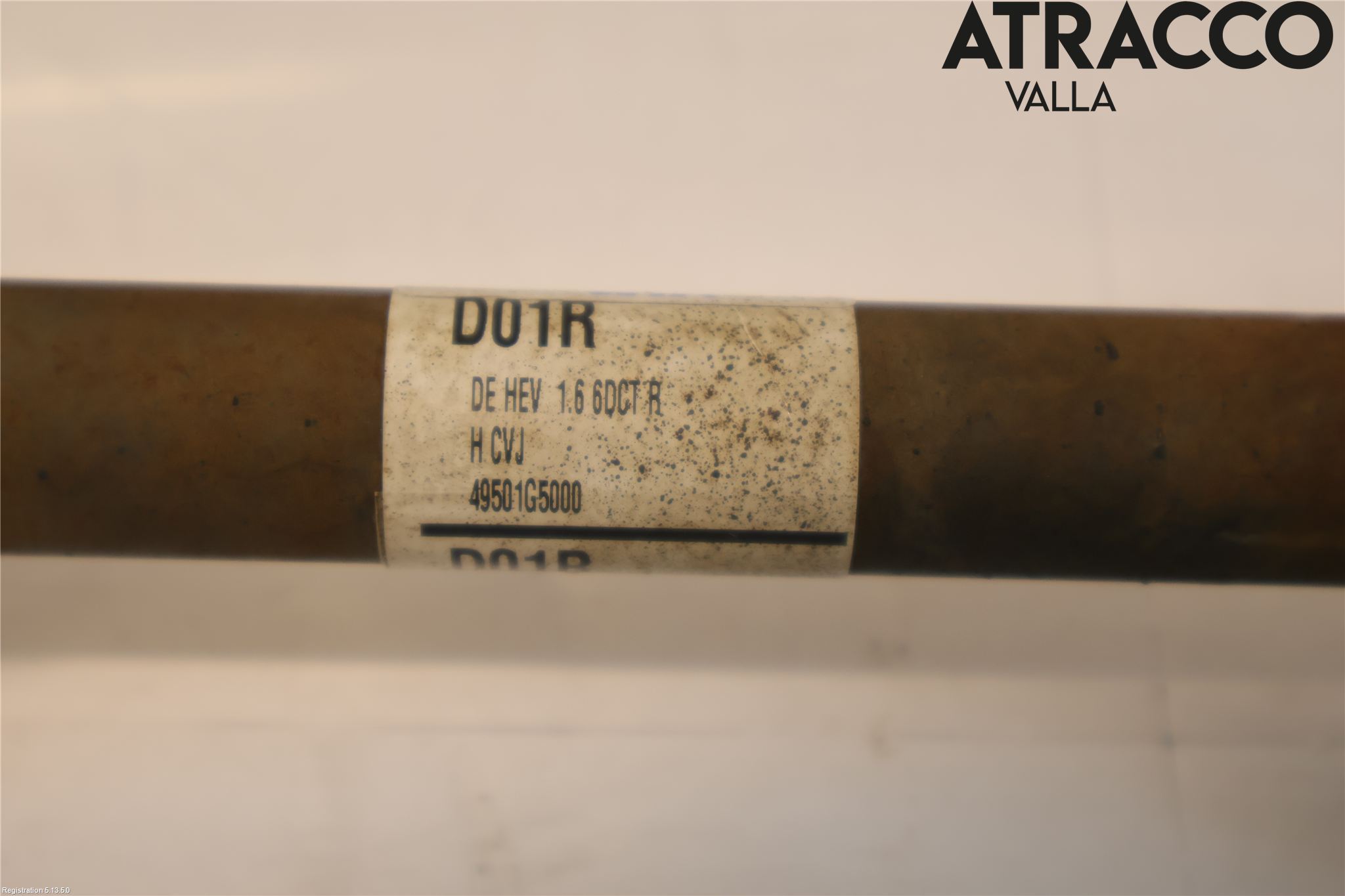 Kia NIRO (DE) 17-22 Drivaxel Fram Höger