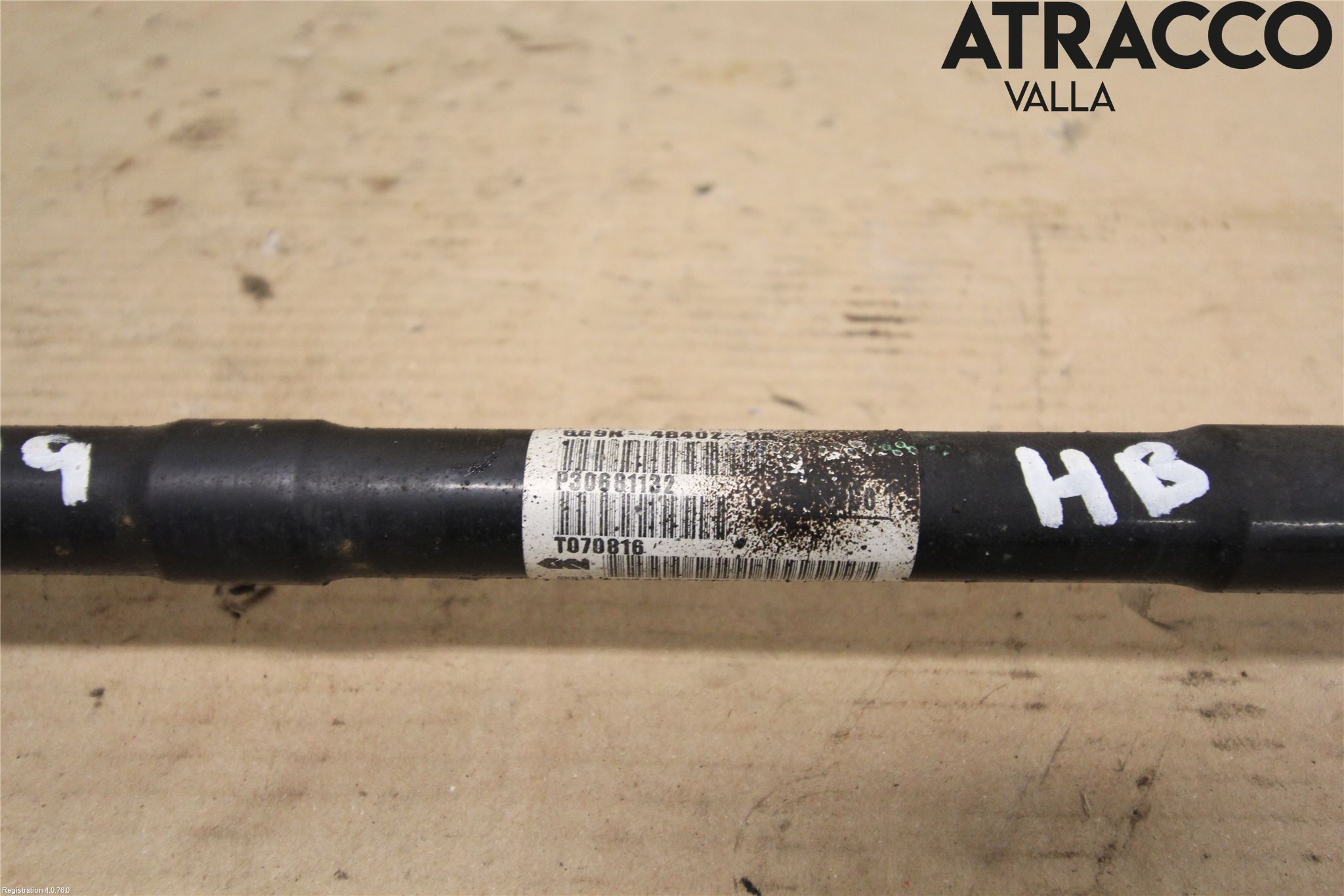 Volvo XC70 08-13 Drivaxel Bak Höger