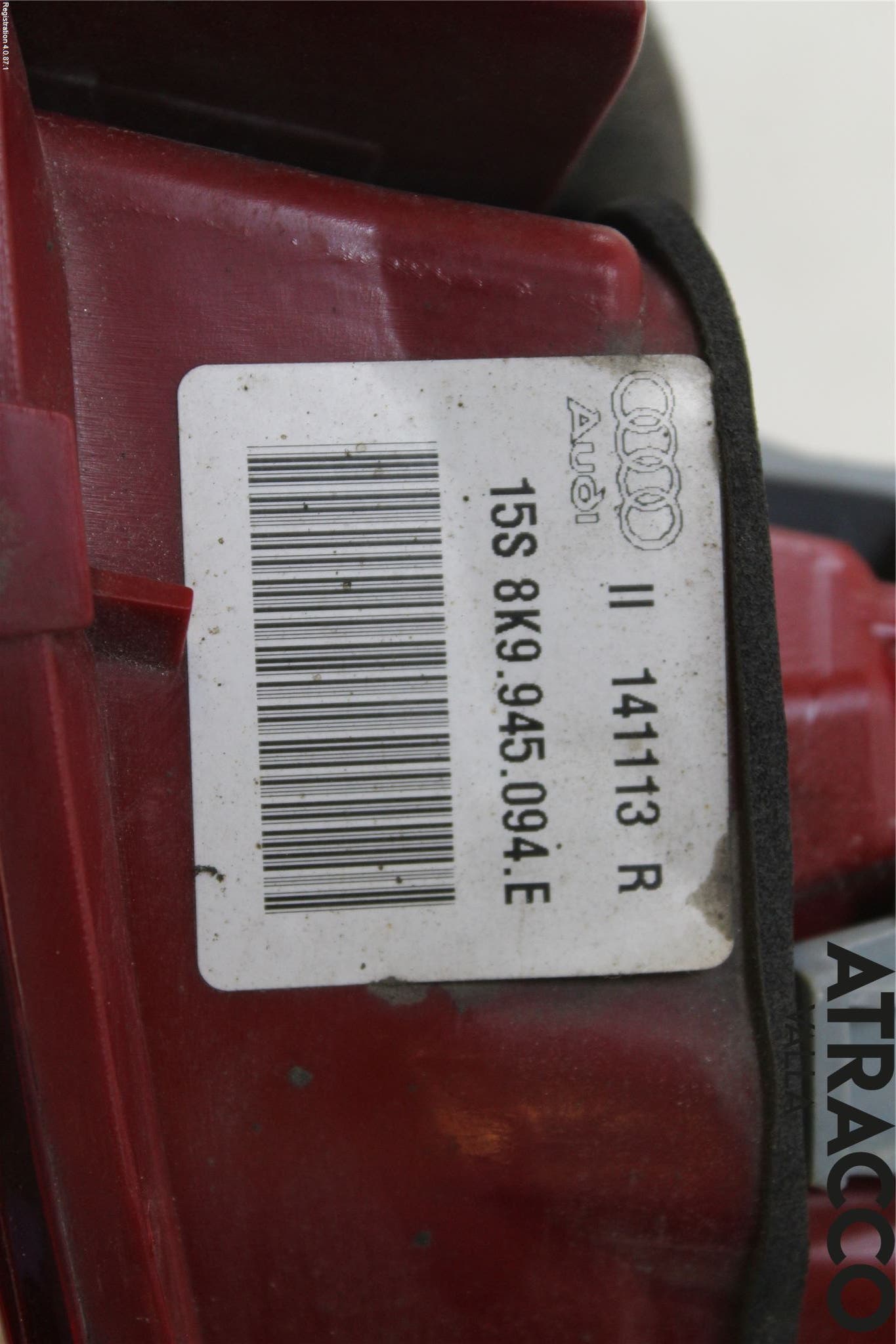 Audi A4 12-15 Bakljus Lucka Hö