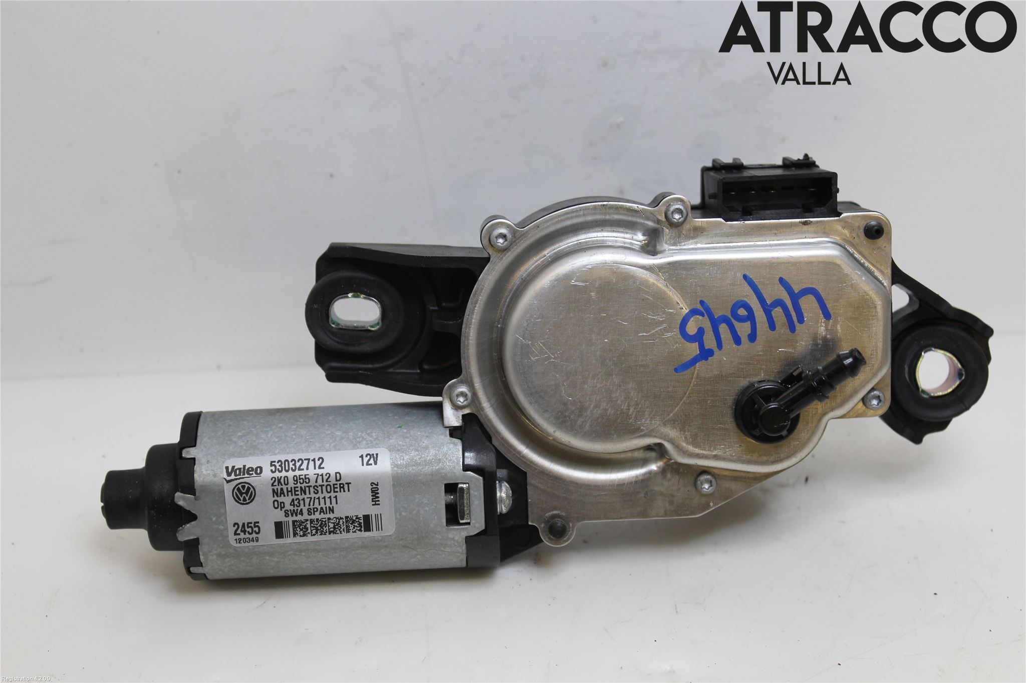 Volkswagen VW CADDY 16-20 Torkarmotor Baklucka