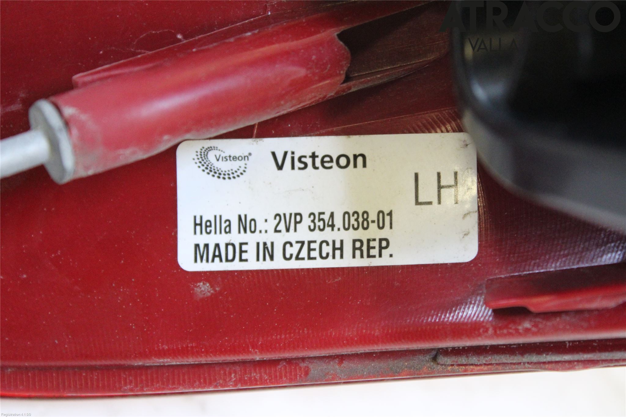 Peugeot 207 Bakljus Vänster