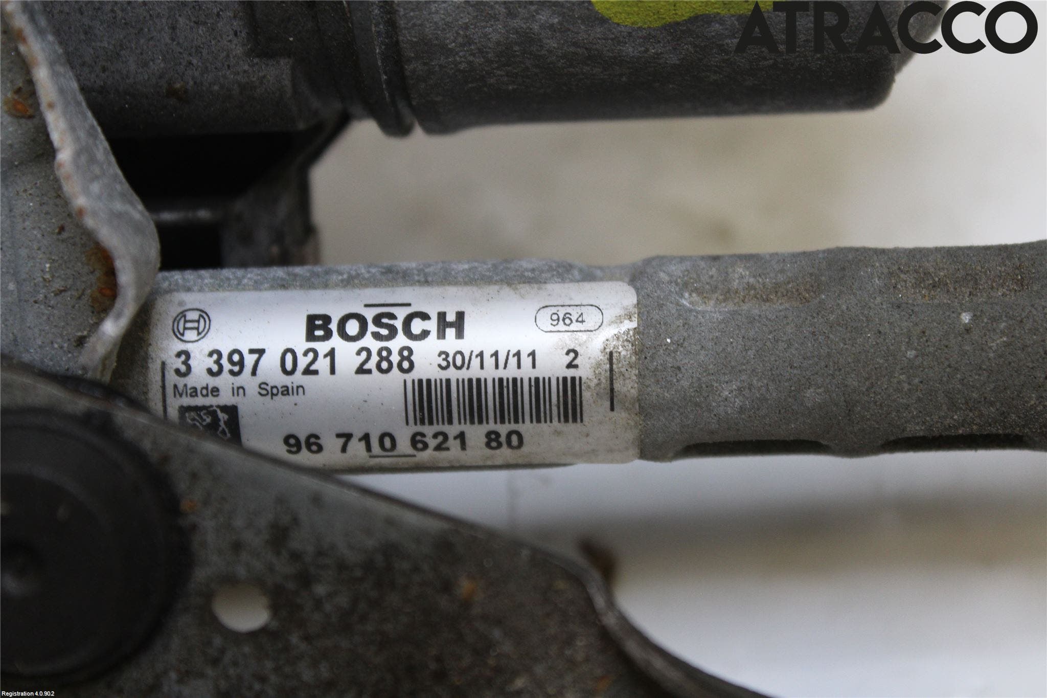 Peugeot 3008 09-16 Torkarmotor Vindruta