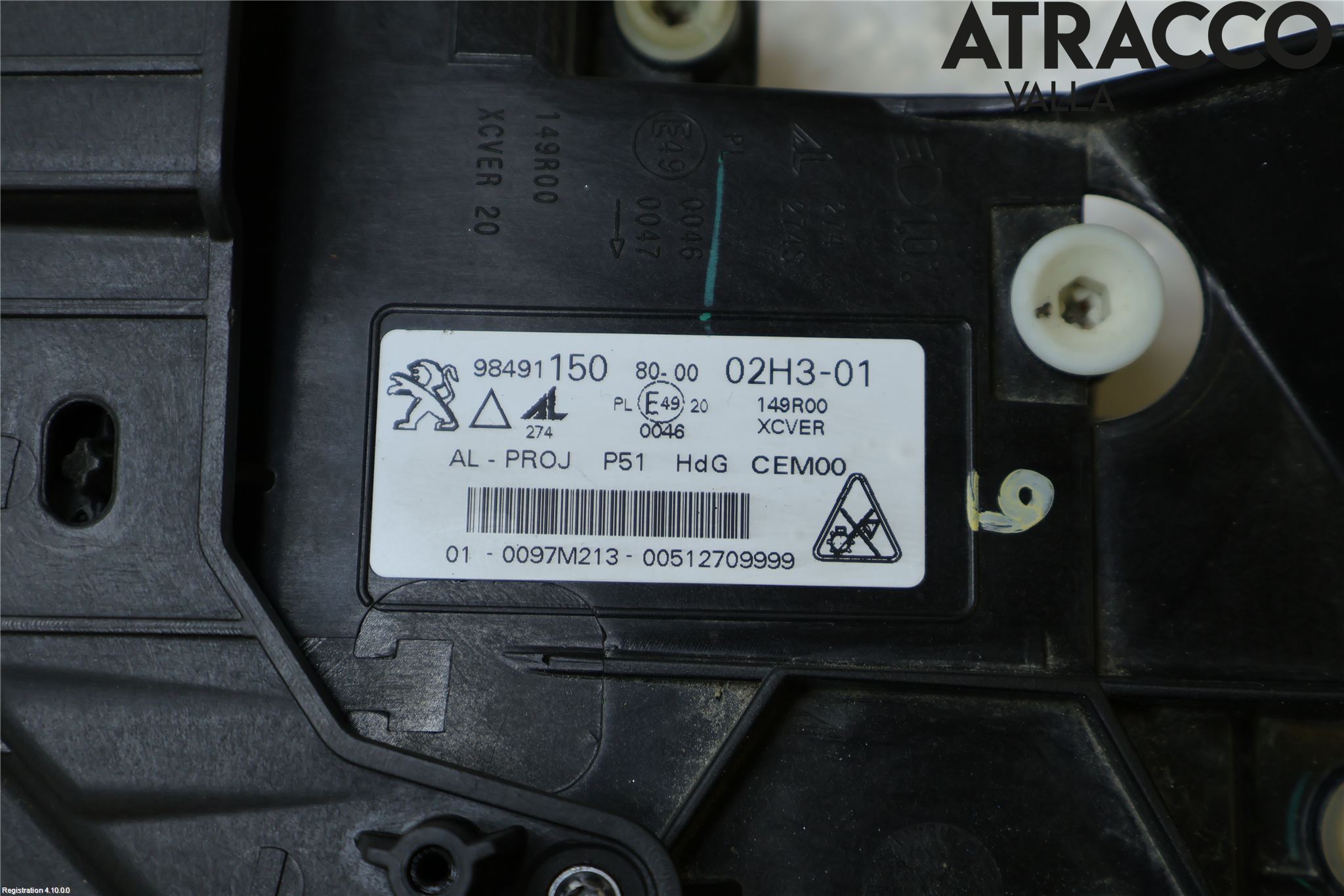 Peugeot 408 22- Strålkastare Vänster