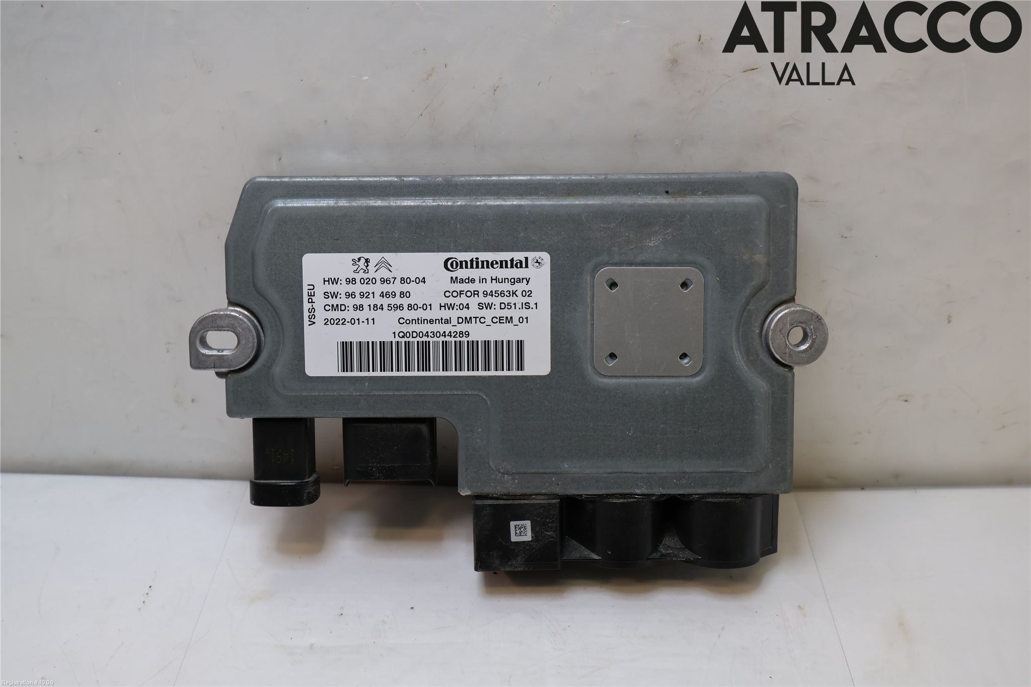 Peugeot EXPERT/E-EXPERT 17- Styrenhet Start/Stopp