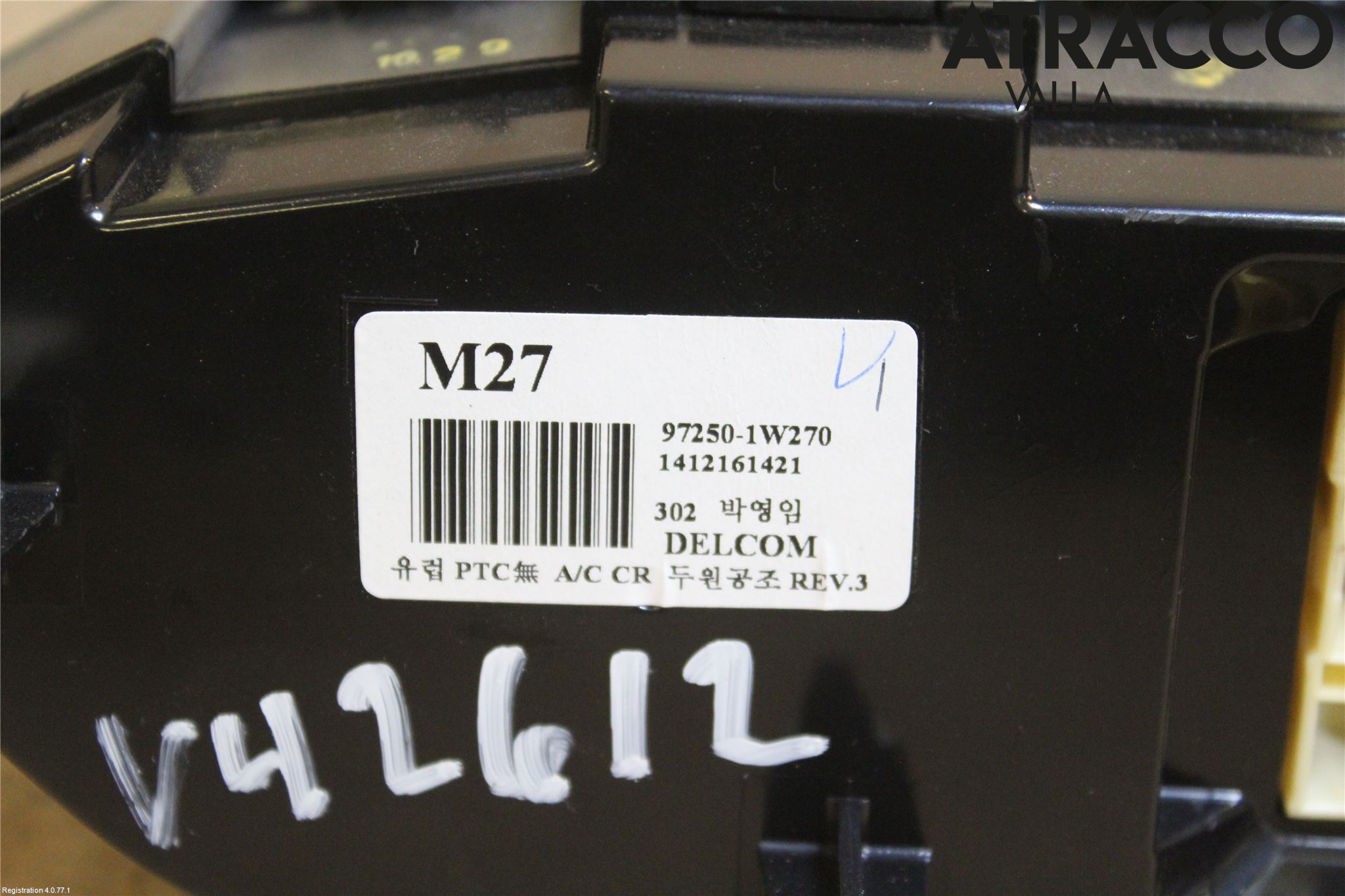 Kia RIO 12-16 Ac Styrenhet Ac Manöveren