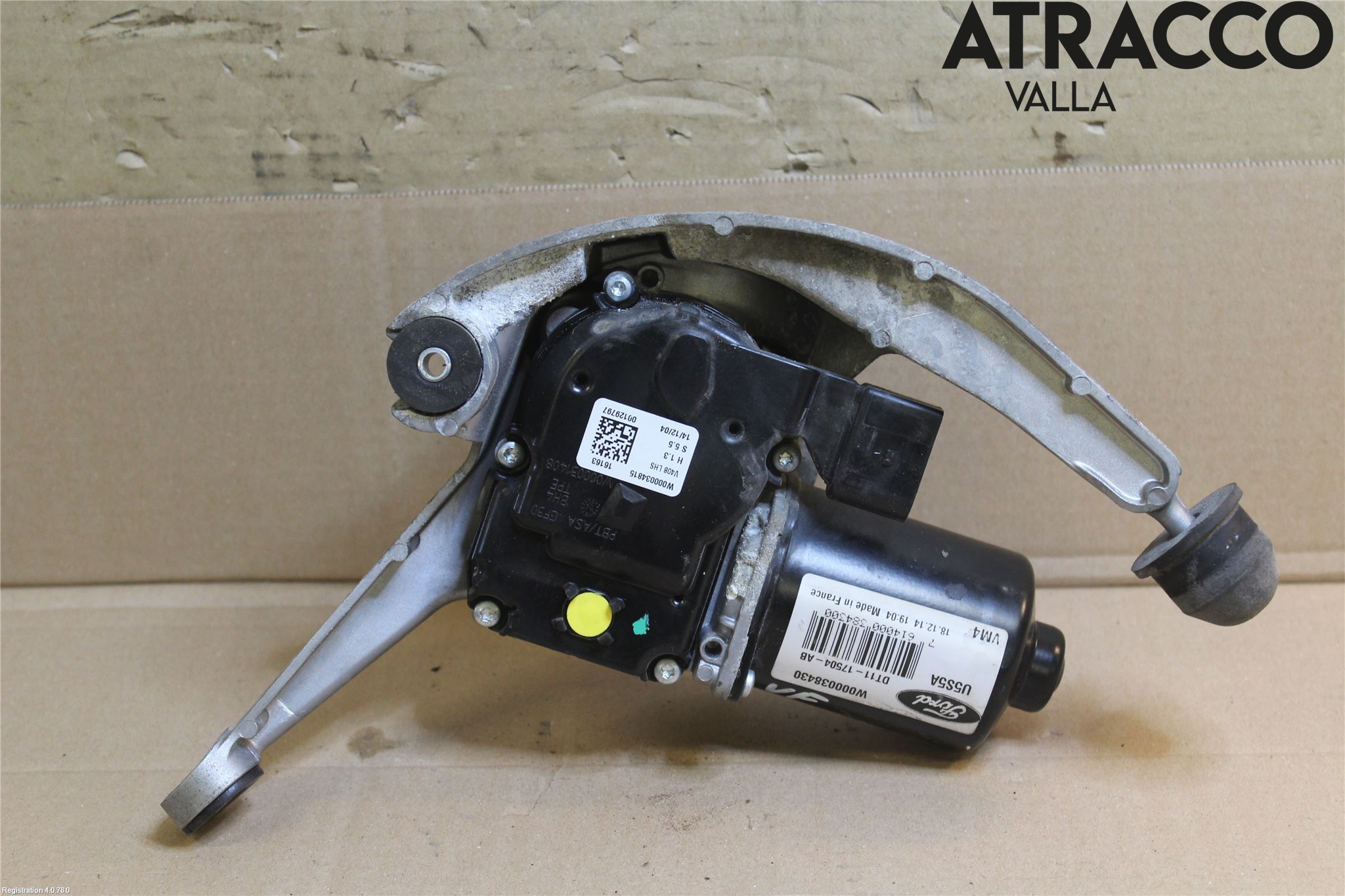 Ford TRANSIT/TOURNEO CONNECT 13-22 Torkarmotor Vindruta