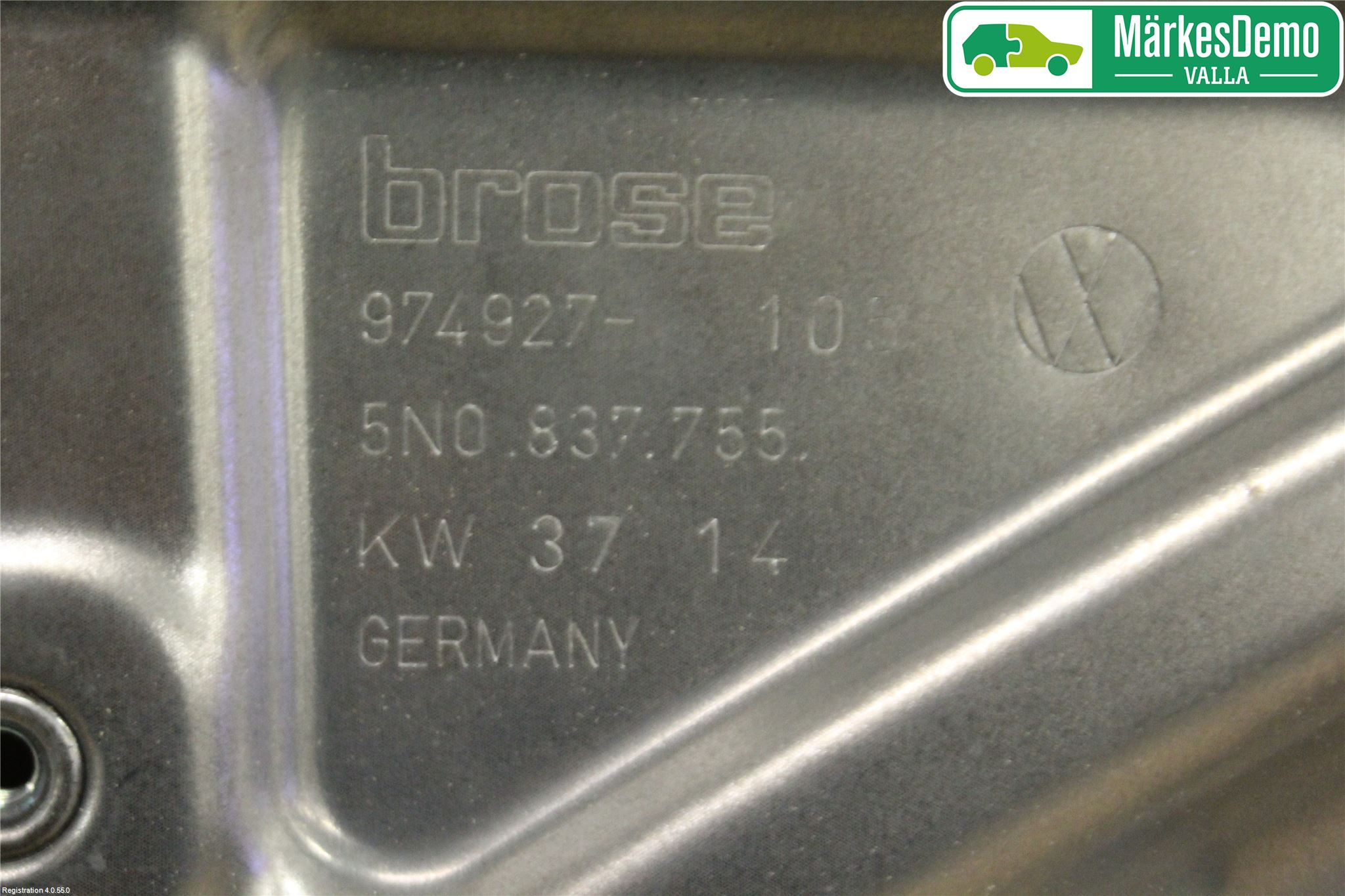 Volkswagen VW TIGUAN 07-16 Fönsterhissmekanism