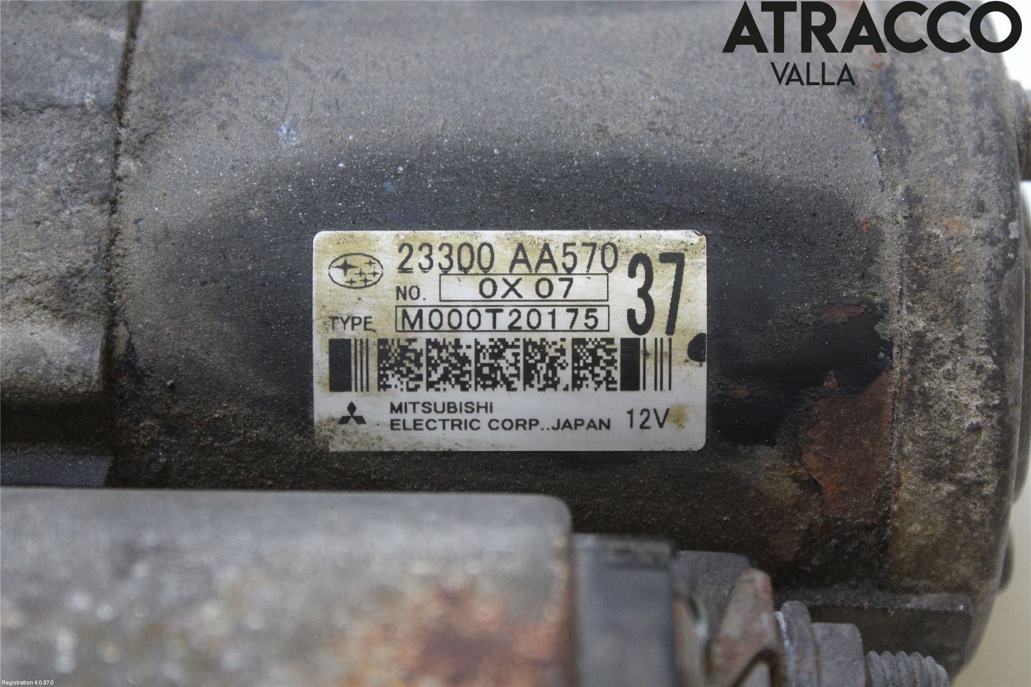 Subaru LEGACY 10-14 Startmotor