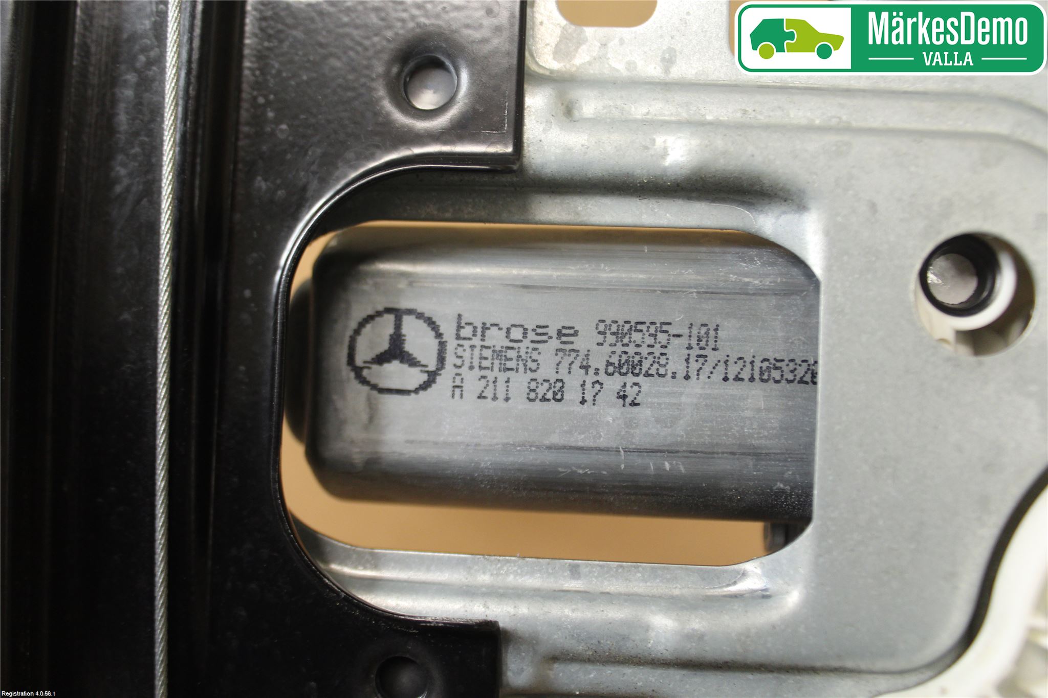 Mercedes-Benz MB C (203) 00-07 Fönsterhiss El Kompl