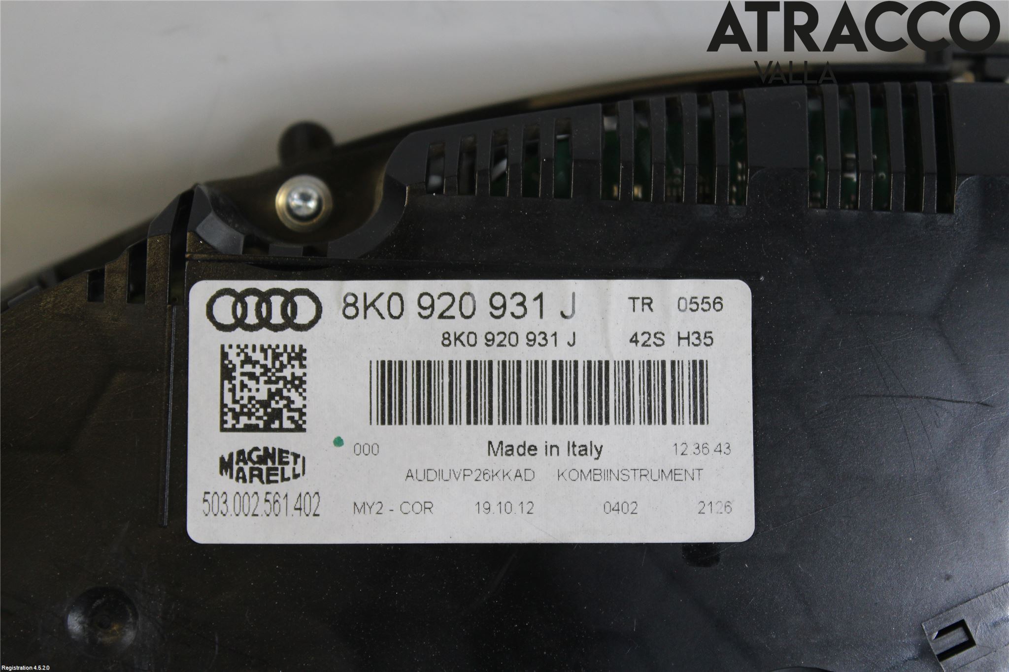 Audi A4/S4 08-11 Instrument Komb