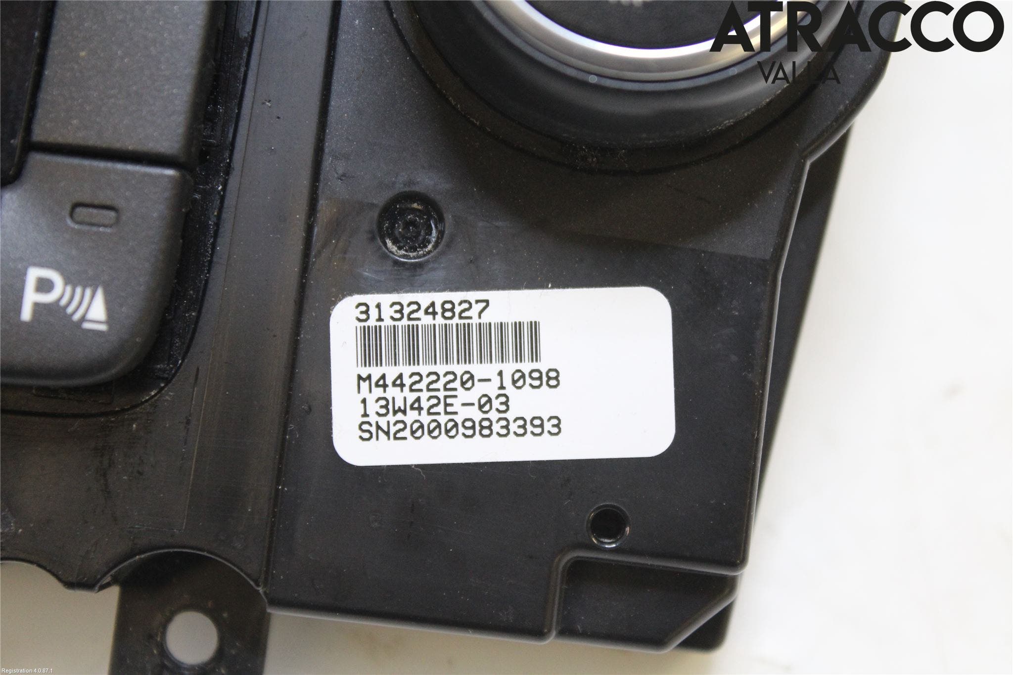 Volvo V60 14-18 Värmereglage