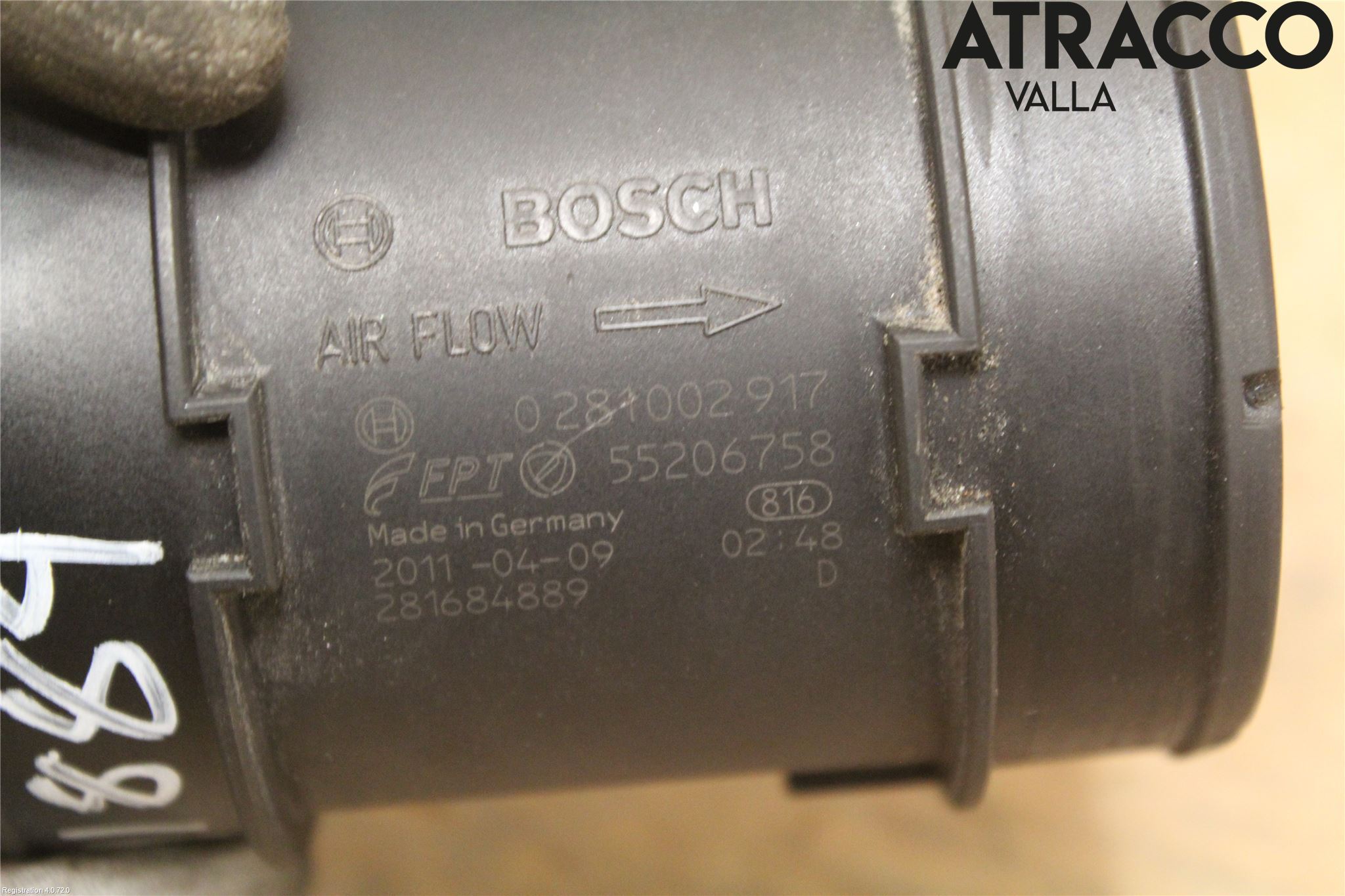 Fiat FREEMONT Injluftmassamätare