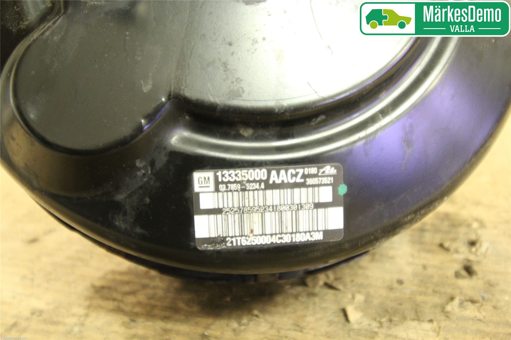 Saab 9-5 10-12 Bromsservo