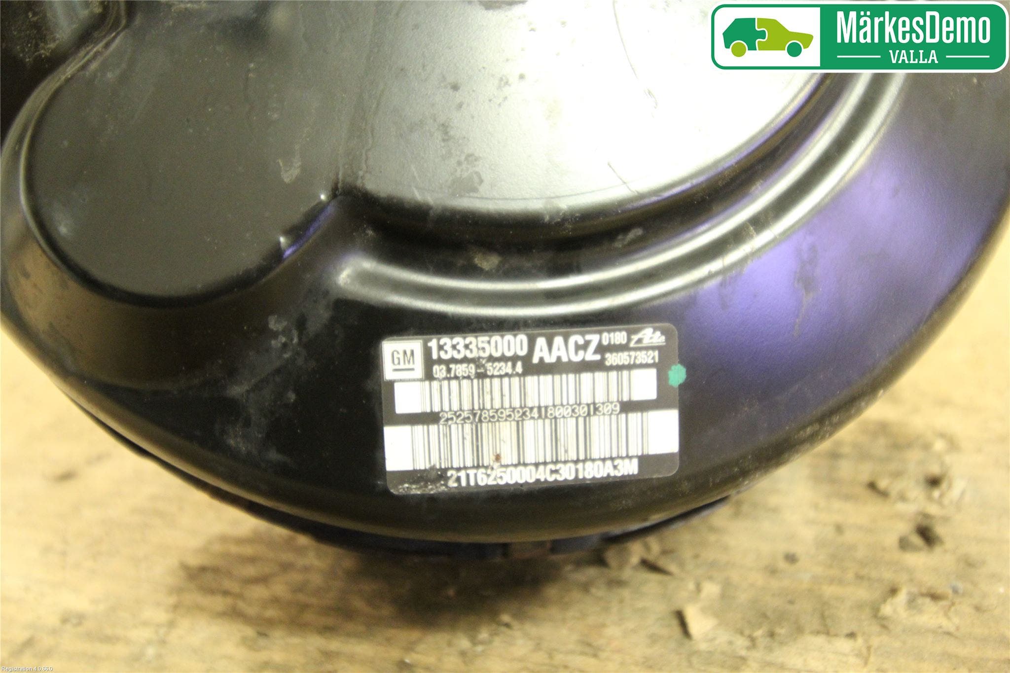 Saab 9-5 10-12 Bromsservo