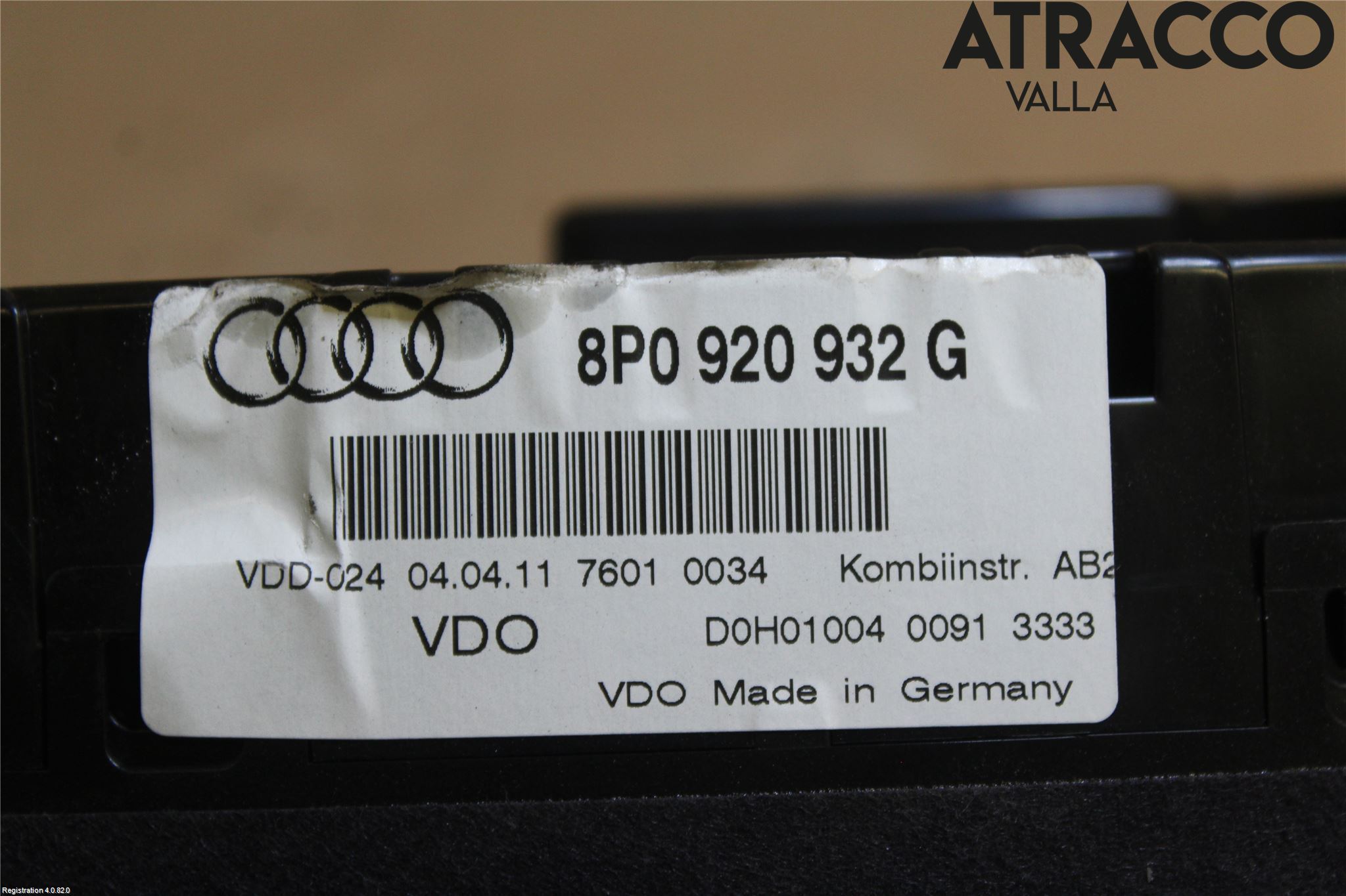 Audi A3/S3 05-13 Instrument Komb