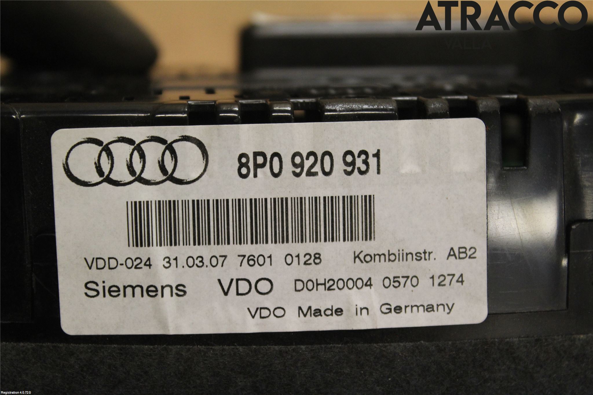 Audi A3/S3 05-13 Instrument Komb