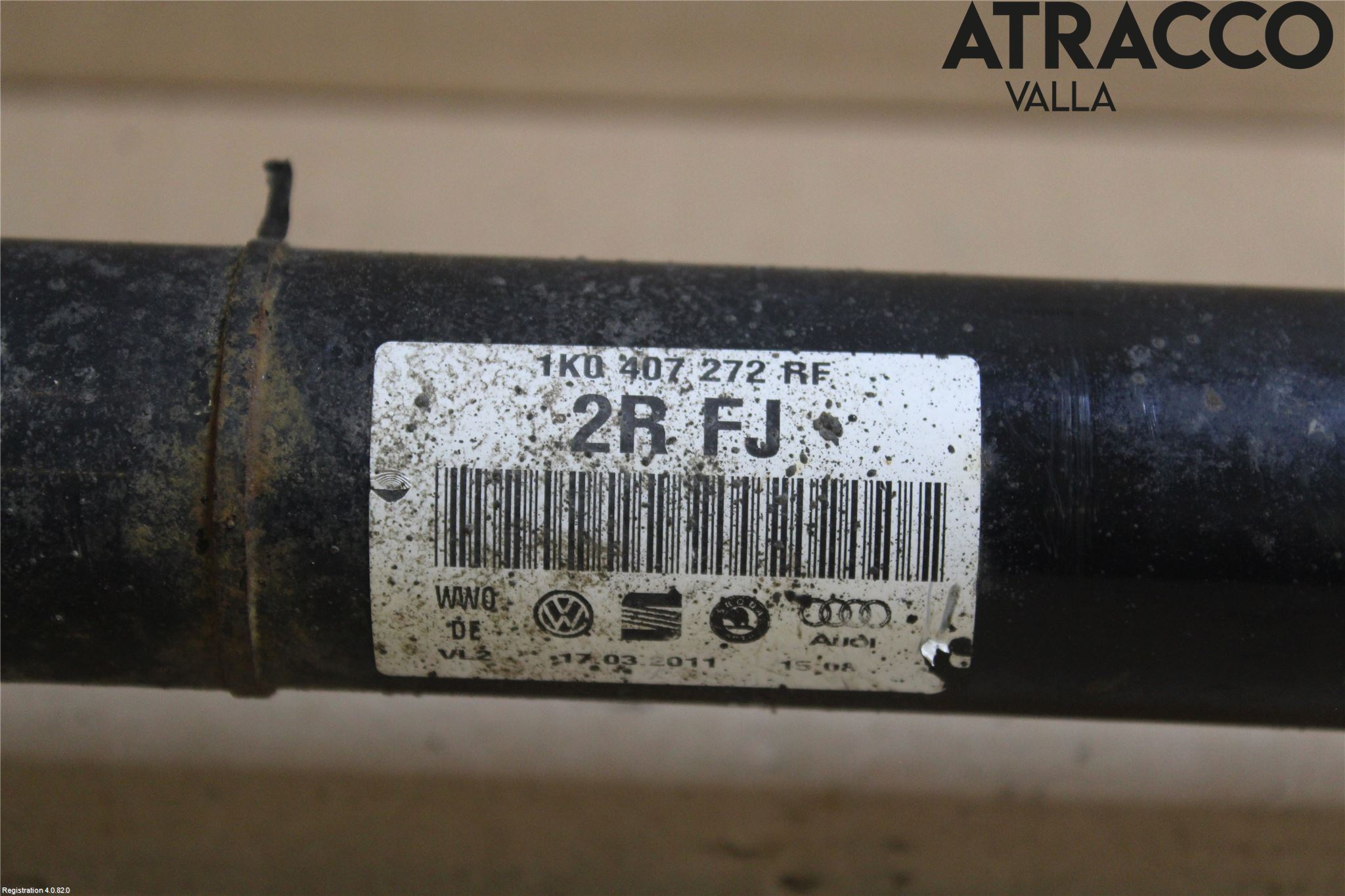 Audi A3/S3 05-13 Drivaxel Fram Höger