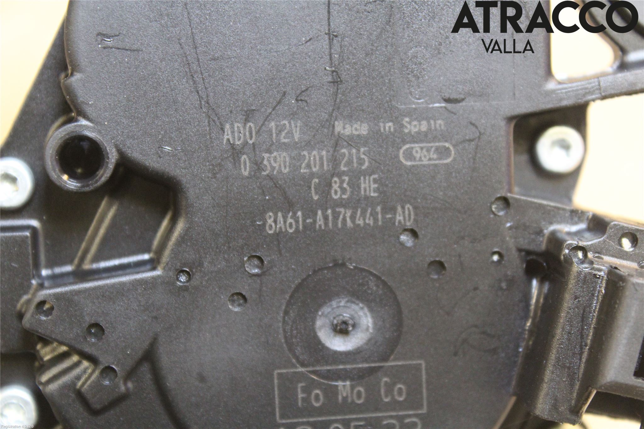 Ford FIESTA 09-12 Torkarmotor Baklucka