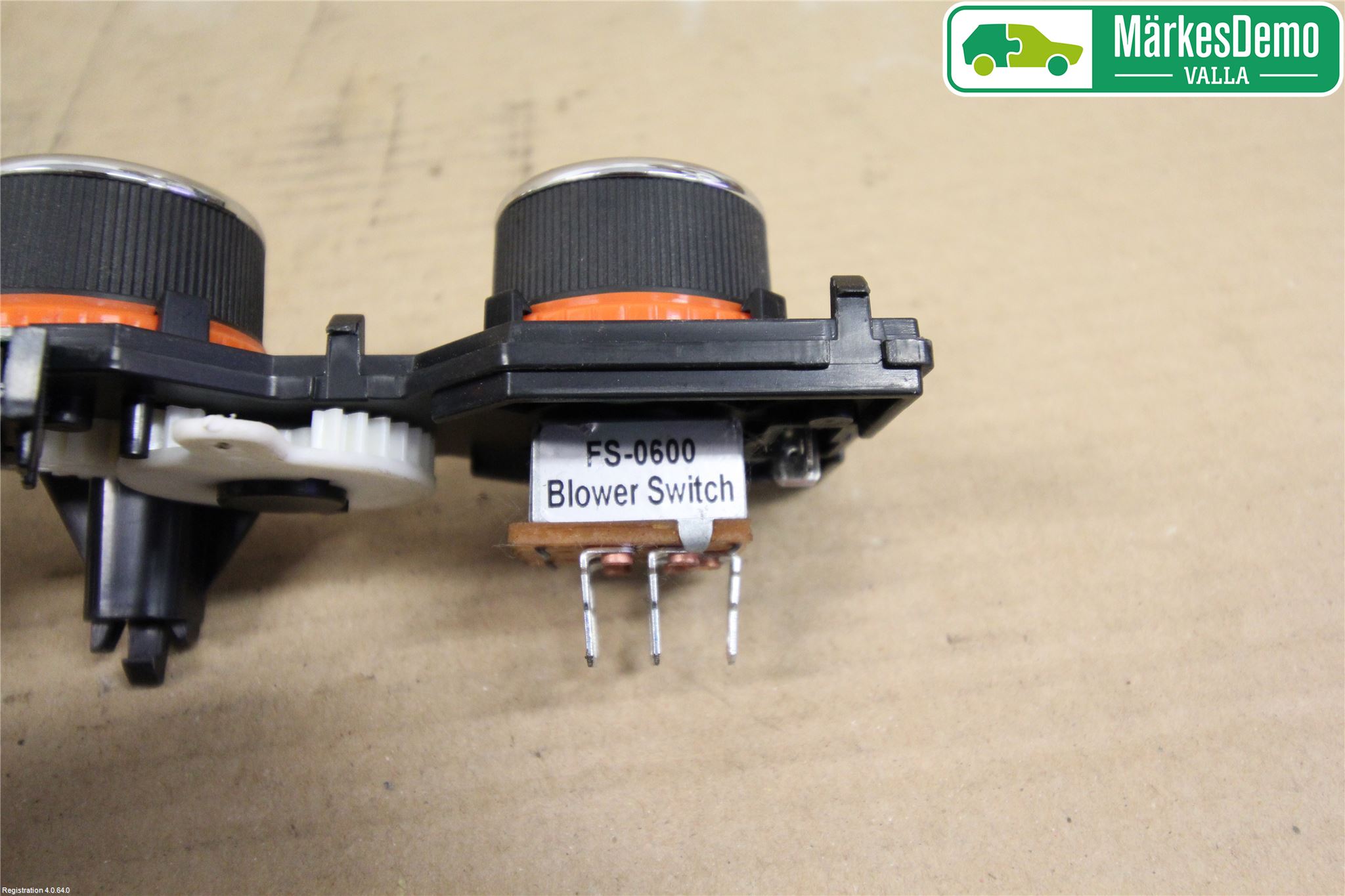 Mopedbil Microcar MICROCAR Värmereglage