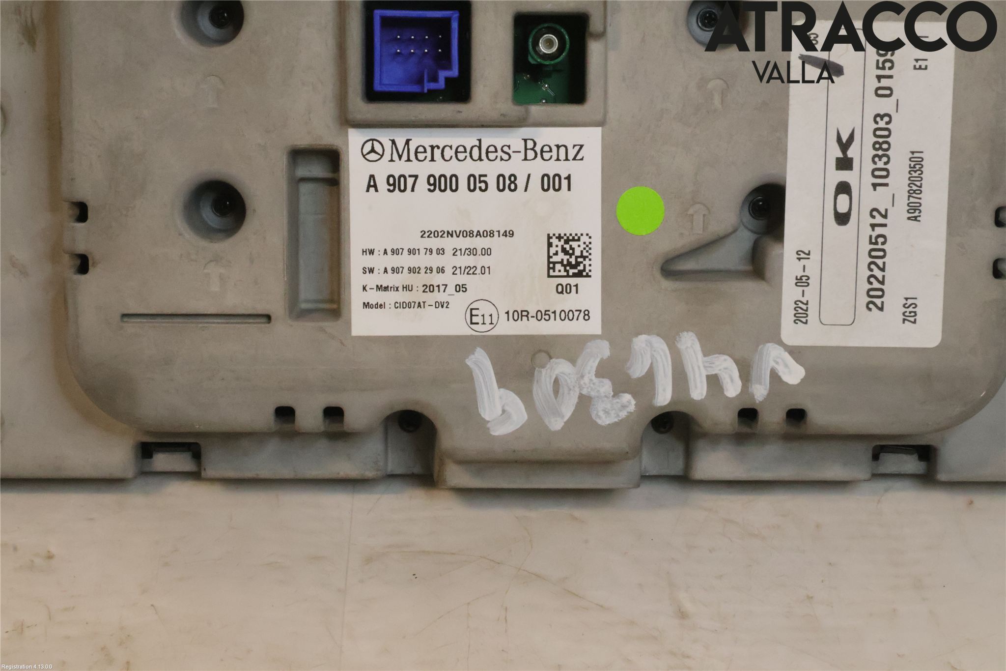 Mercedes-Benz MB SPRINTER (W907/W910) 19- Multifunktionsdisplay