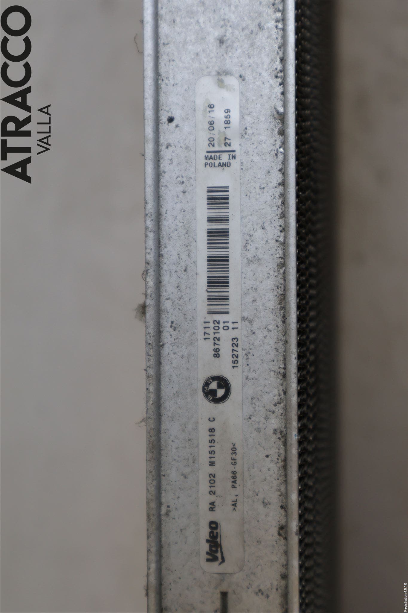 BMW 4 F36 Gran Coupé 14-20 Kylare Aut