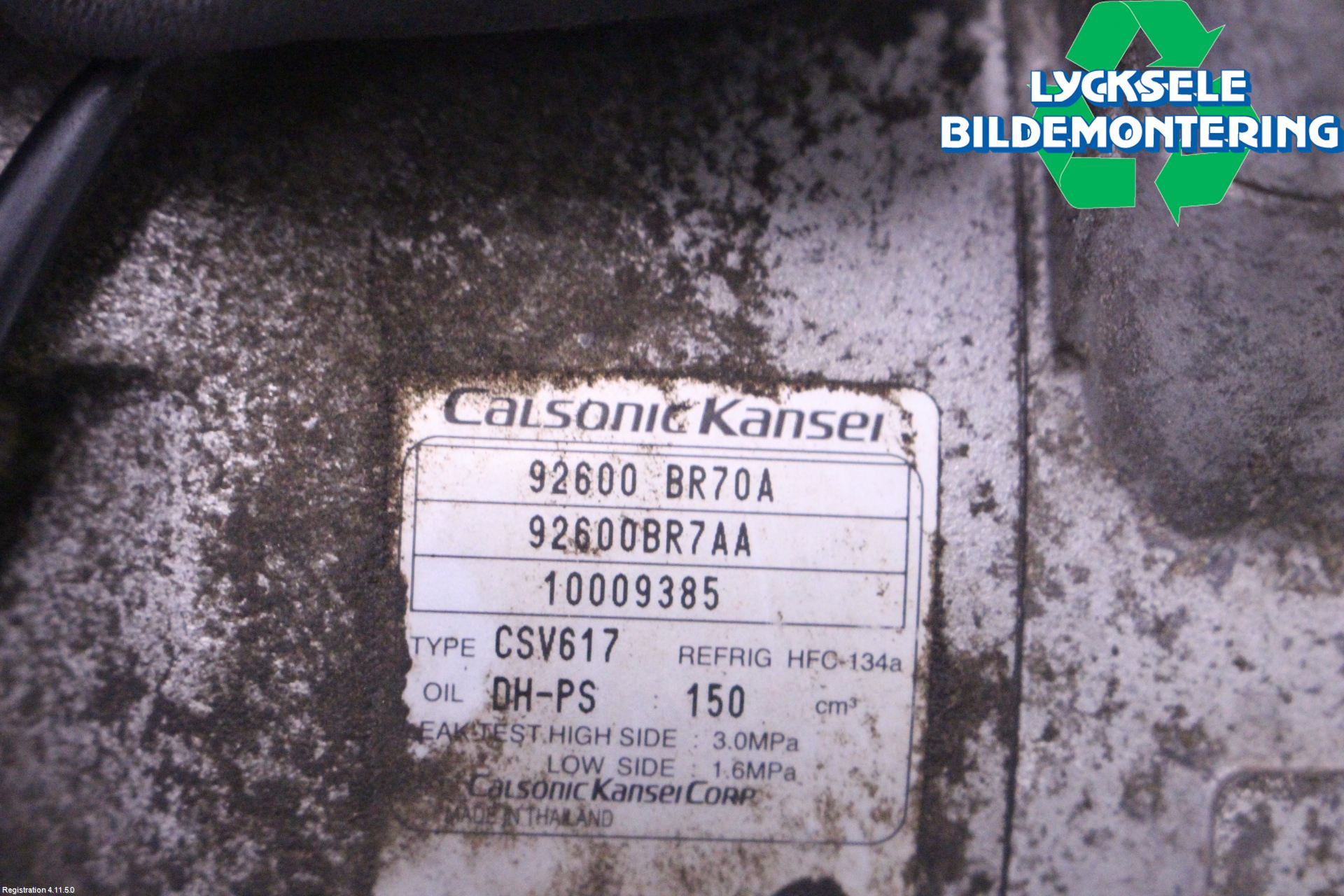 Nissan QASHQAI 10-14 Ac Kompressor