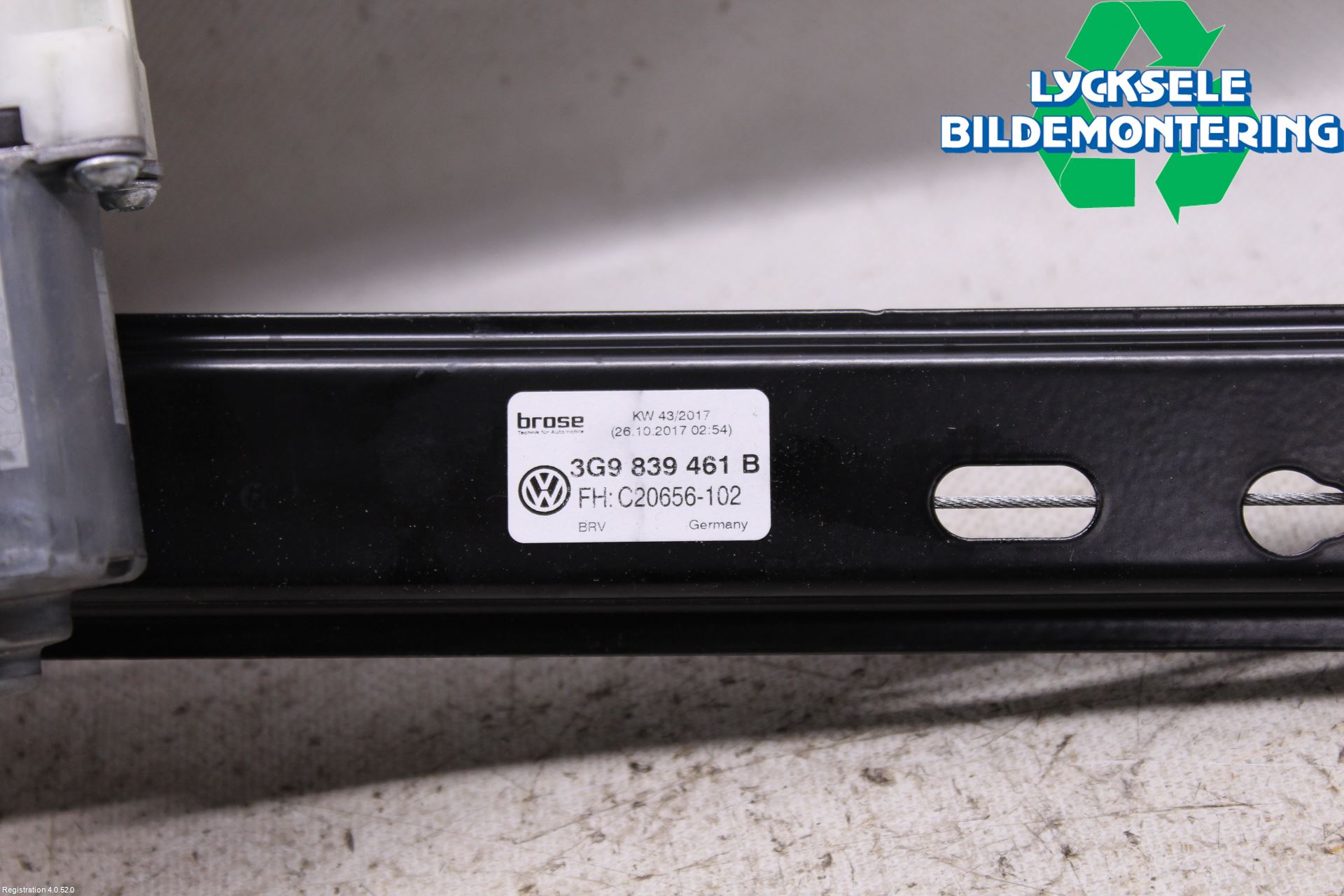 Volkswagen VW PASSAT 15-19 Fönsterhiss El Kompl