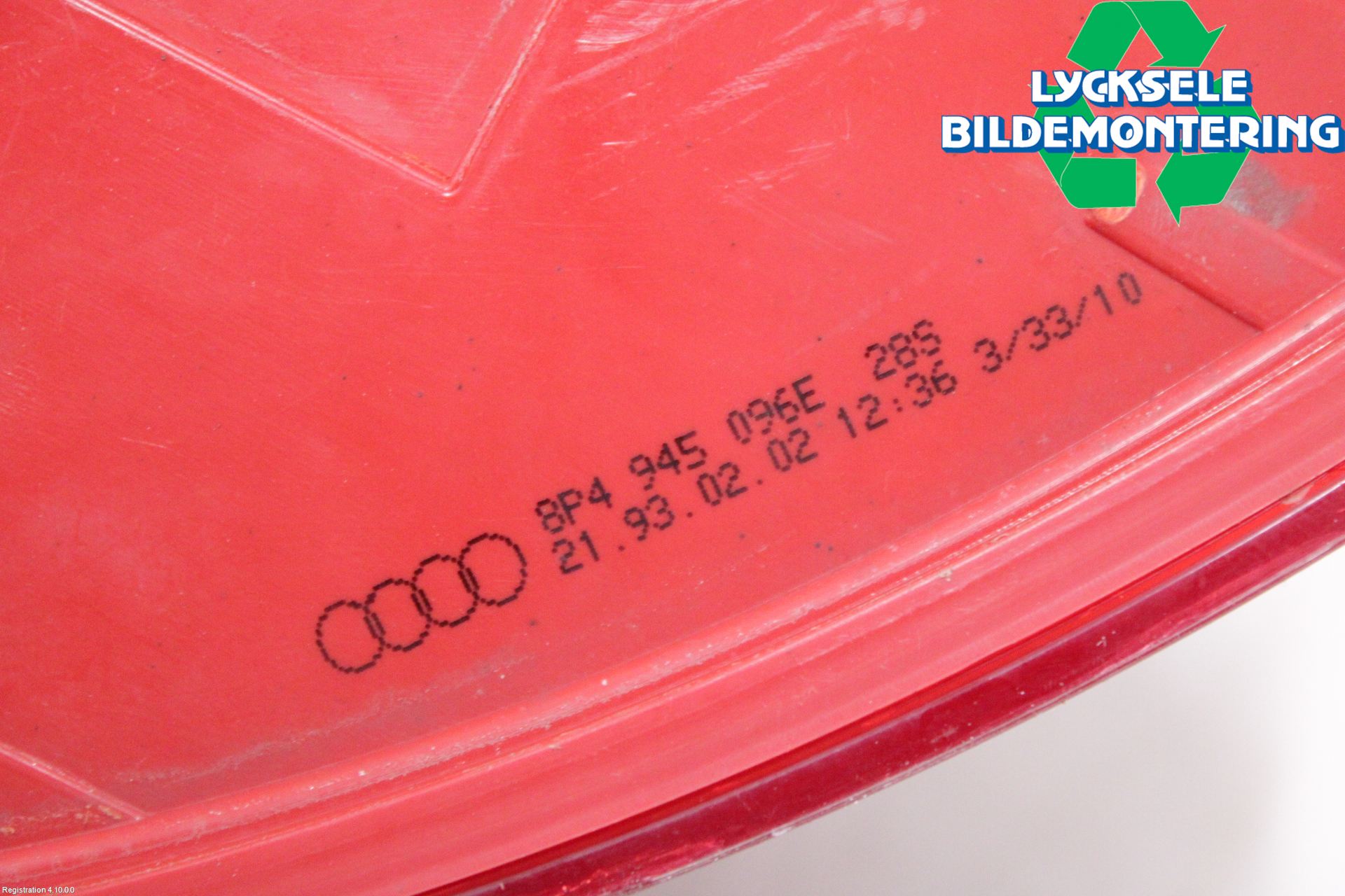 Audi A3/S3 05-13 Bakljus Höger