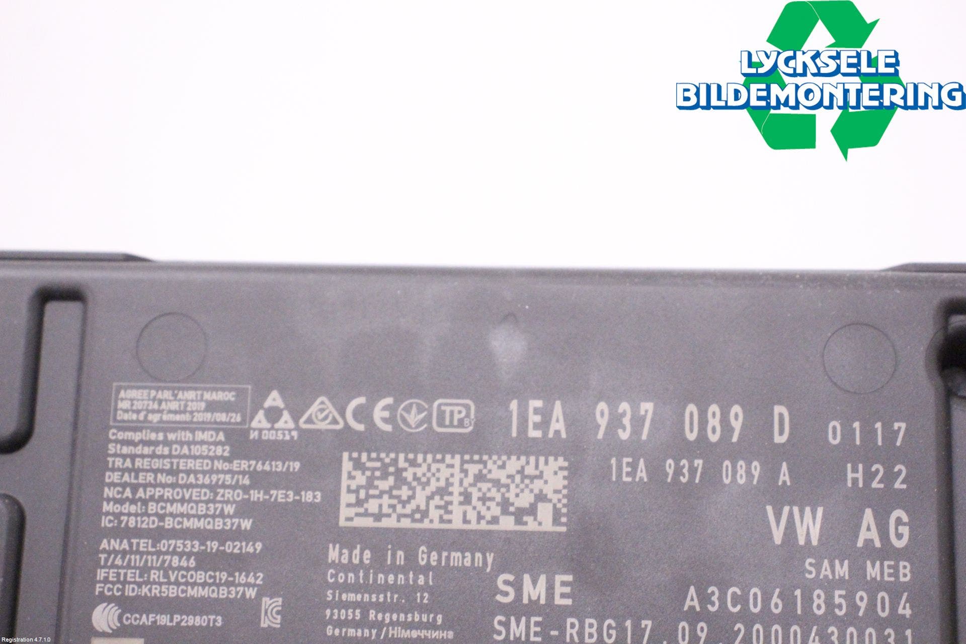 Volkswagen VW ID.3 21- Komfort Styrdon