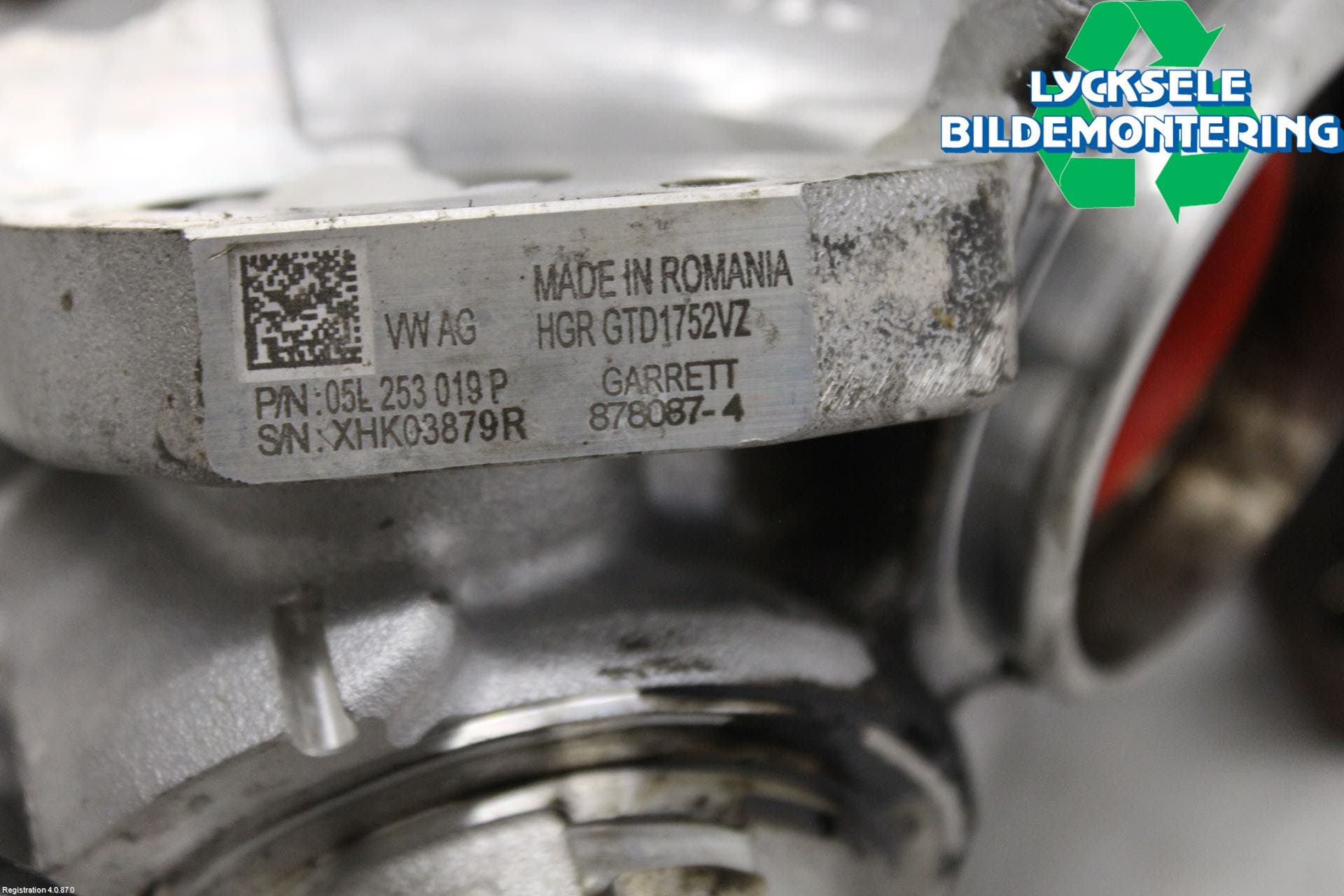 Volkswagen VW TIGUAN 16-24 Turboaggregat