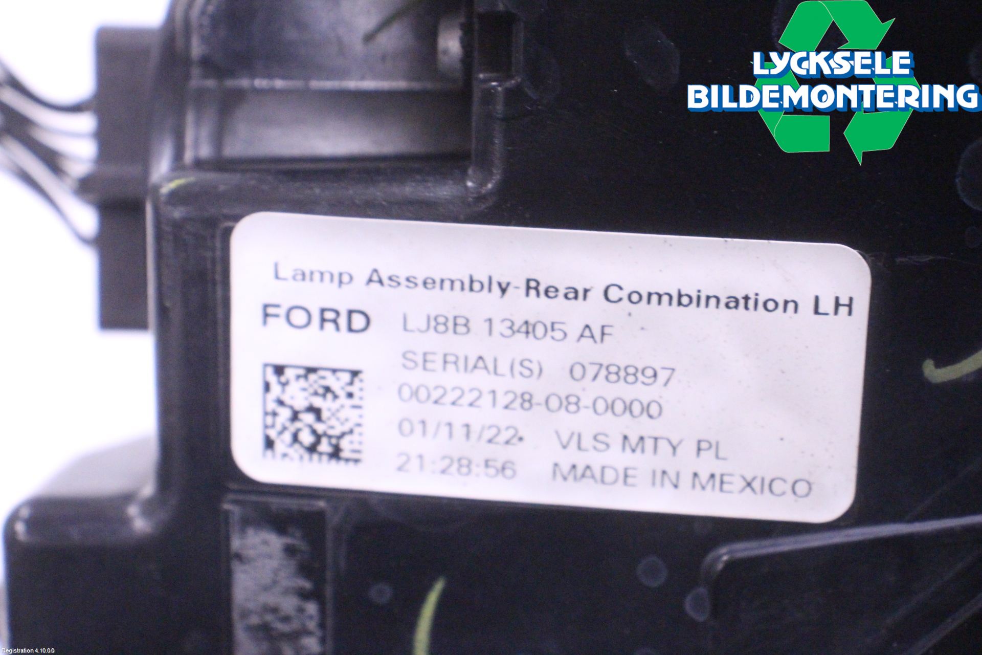 Ford MUSTANG Mach-E 21- Bakljus Vänster