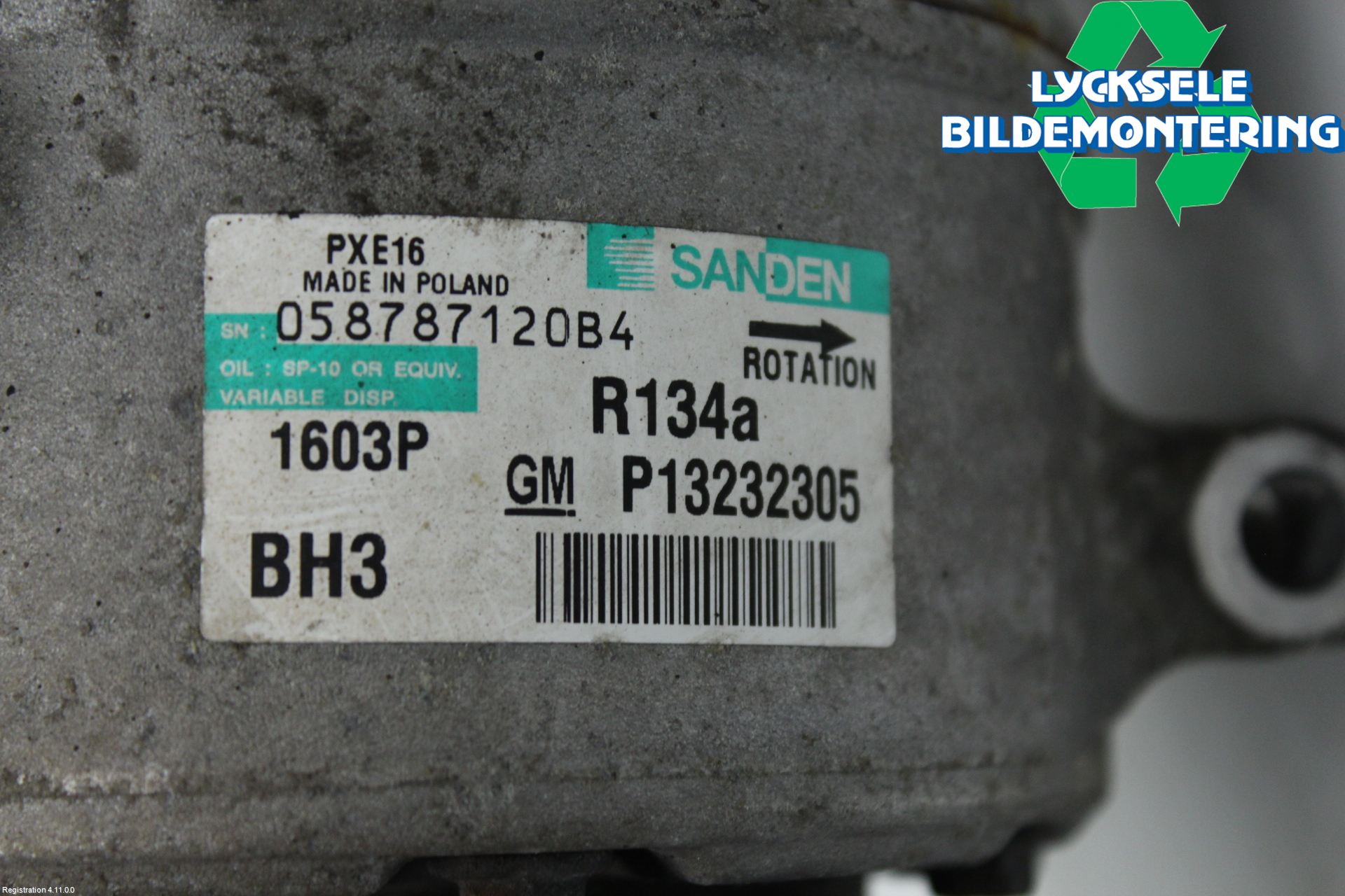 Saab 9-5 10-12 Ac Kompressor