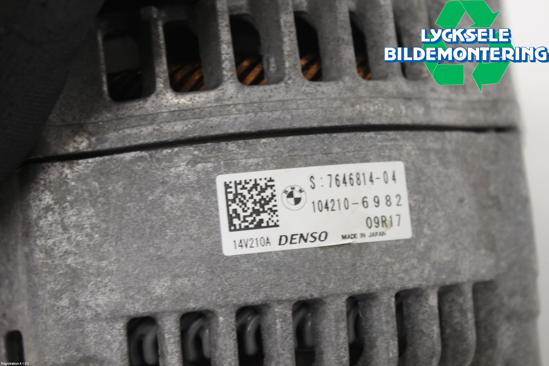 BMW X4 F26 14-18 Generator