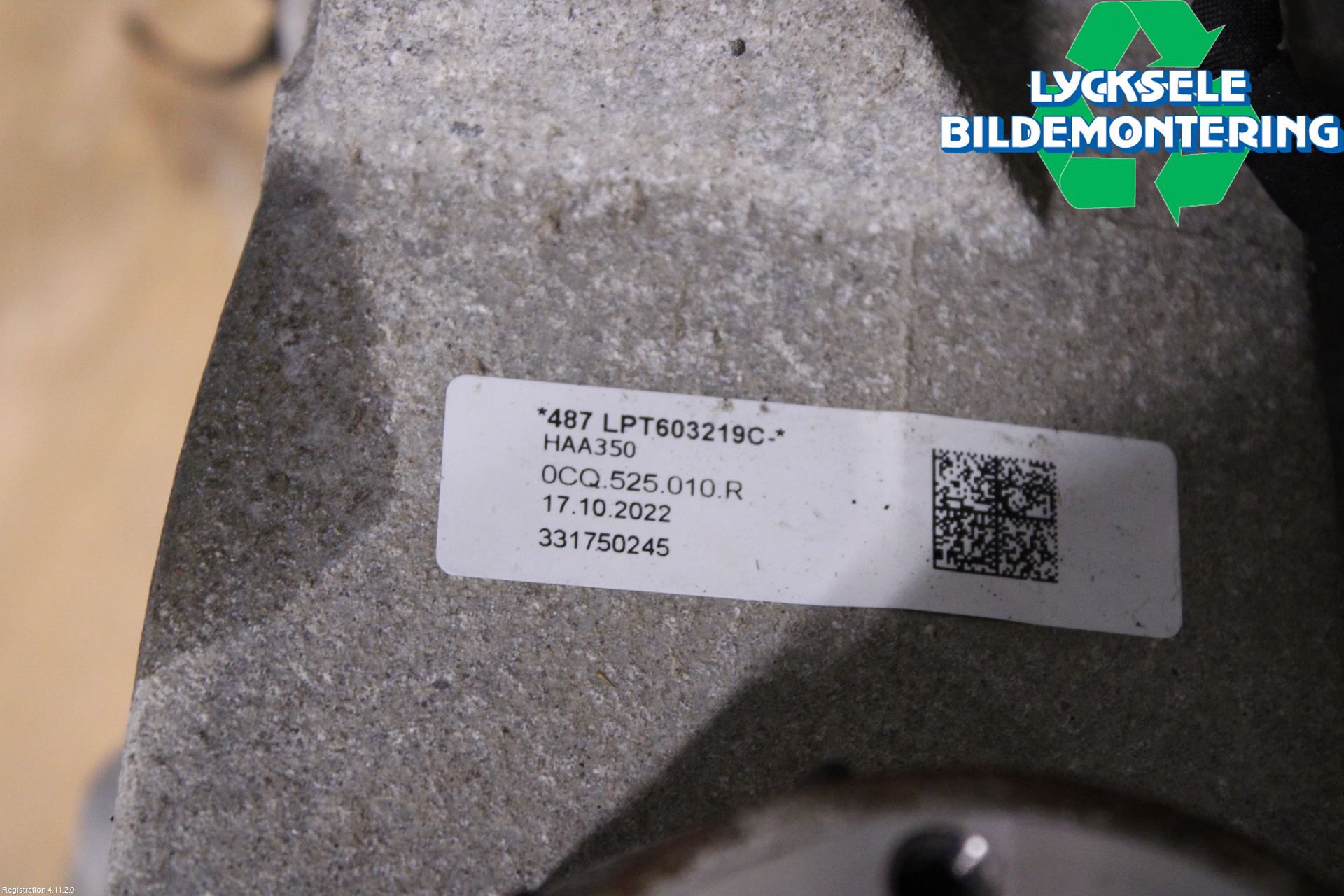 Volkswagen VW GOLF / E-GOLF VIII 20- Bakväxel-Diff