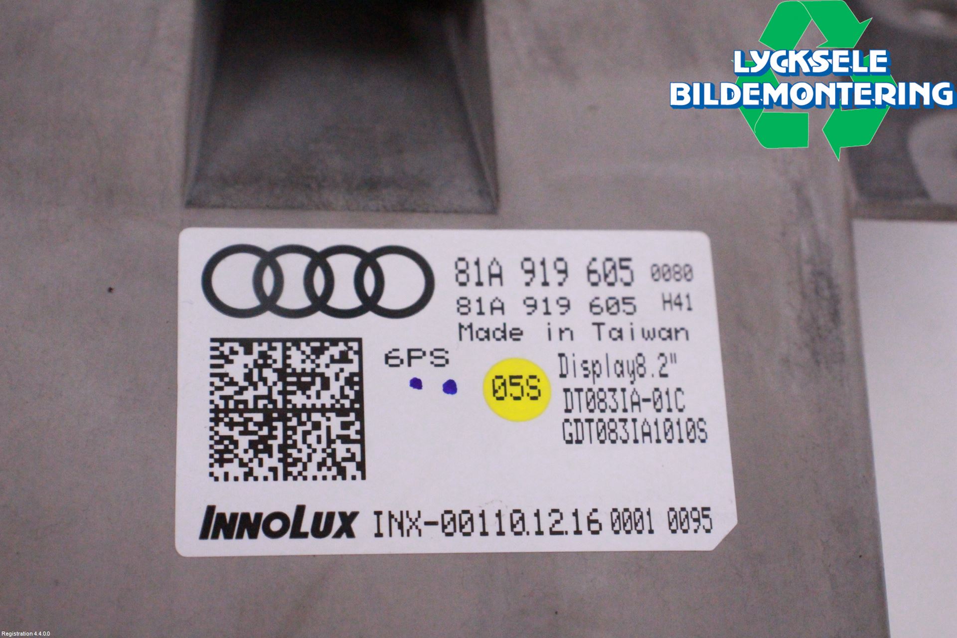 Audi Q2/SQ2 17- Bildskärm