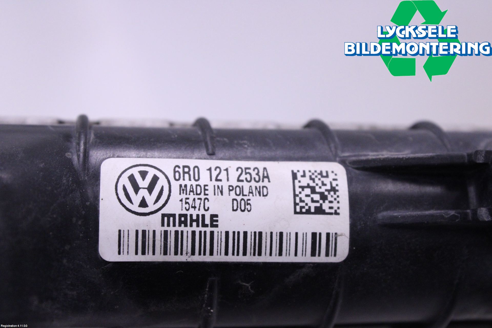 Volkswagen VW POLO 10-17 Kylare Man