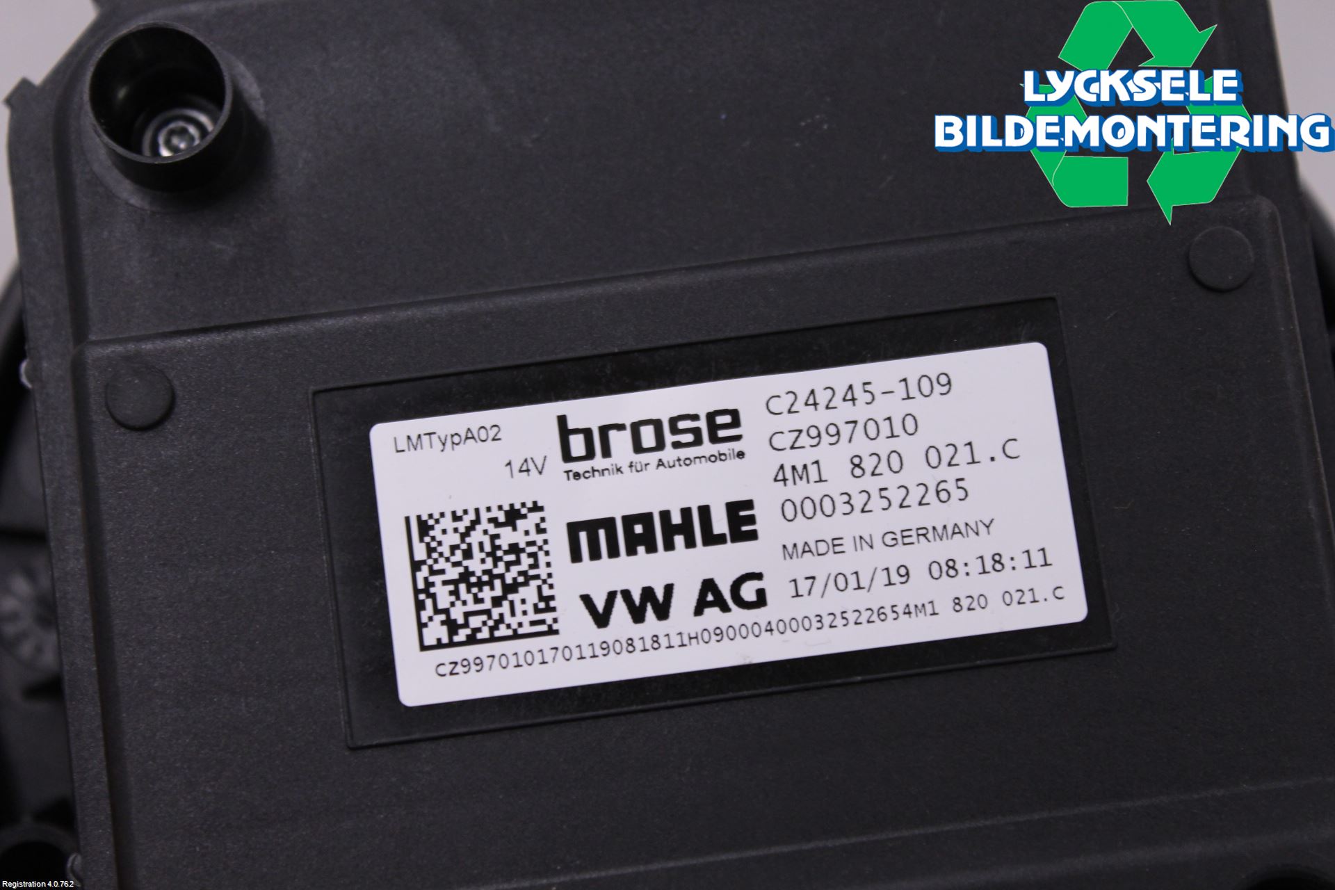 Audi A6 F2/C8 19- Ac Värmefläkt