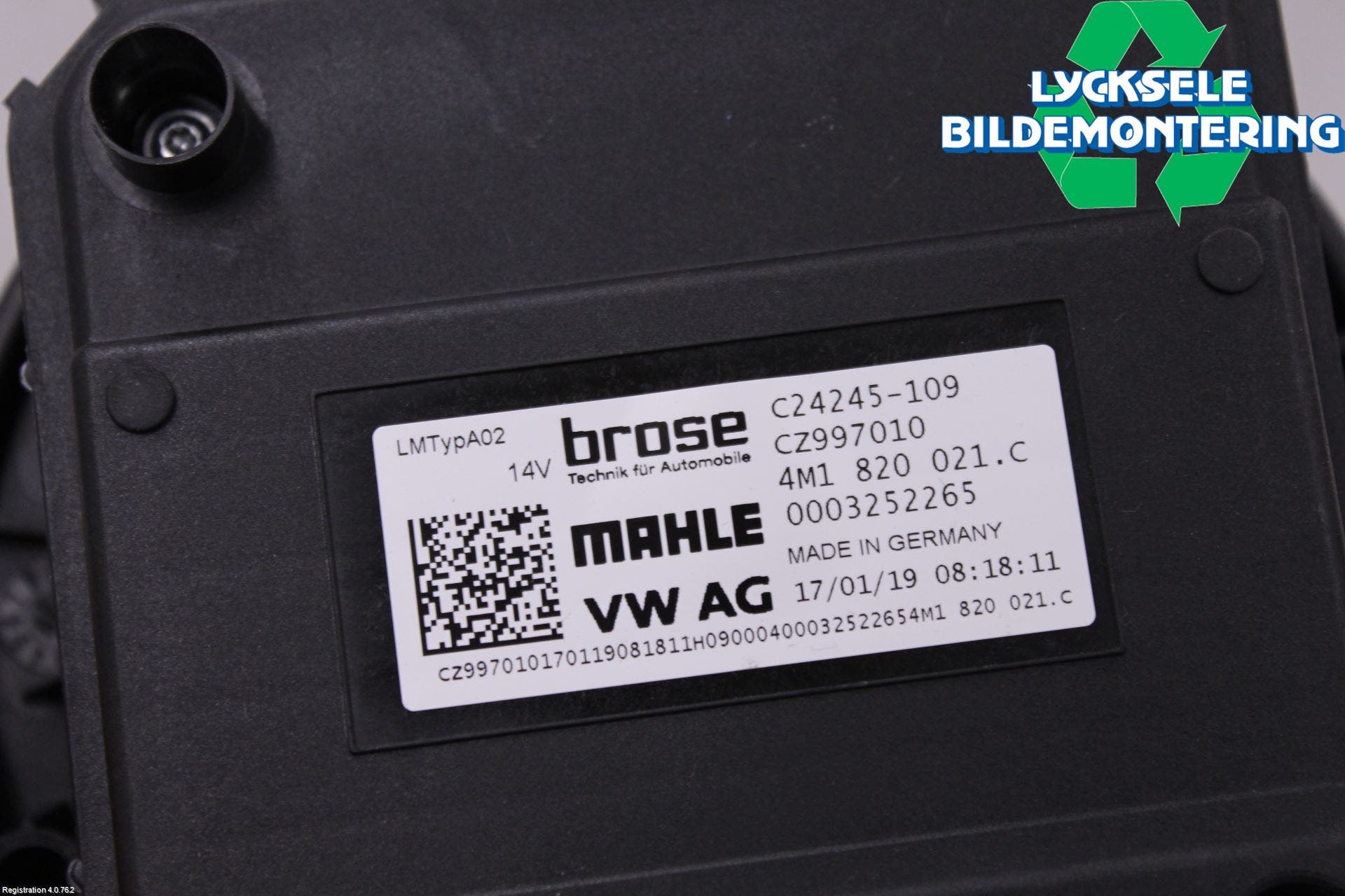 Audi A6 F2/C8 19- Ac Värmefläkt