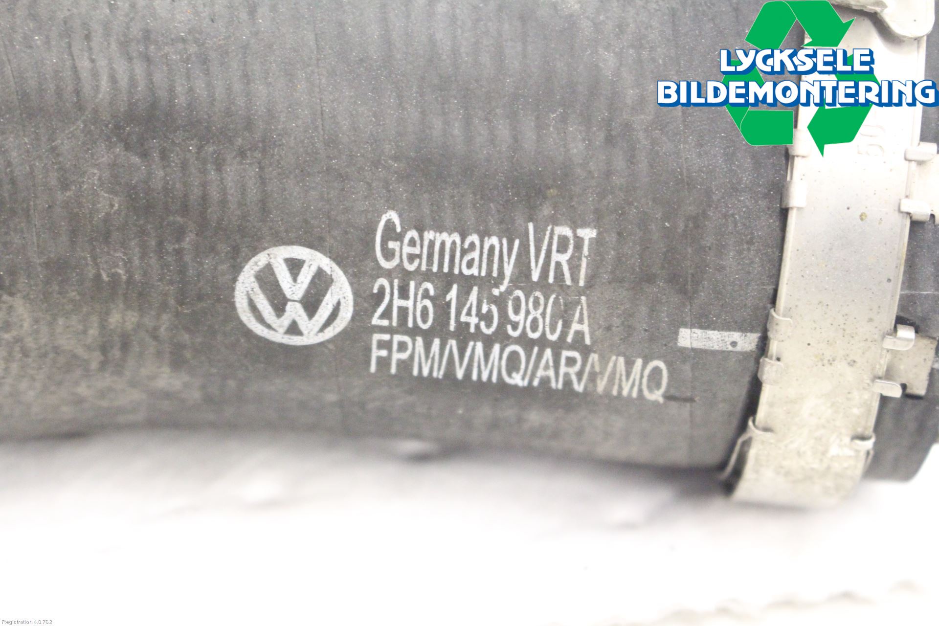 Volkswagen VW AMAROK 2H 10-22 Laddluft-Intercoolerrör