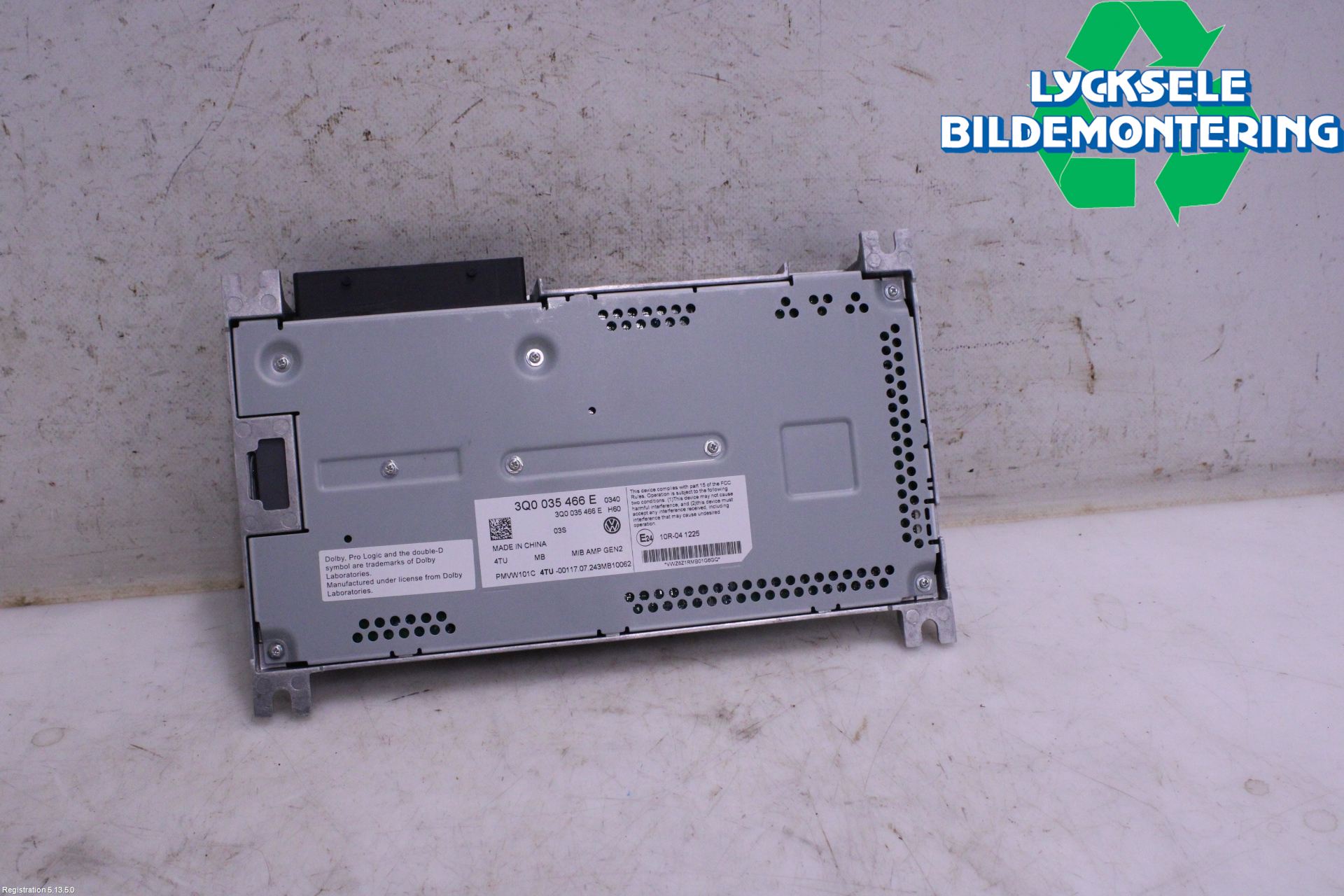 Volkswagen VW TOUAREG CR 18- Radio-Stereo Förstärkare