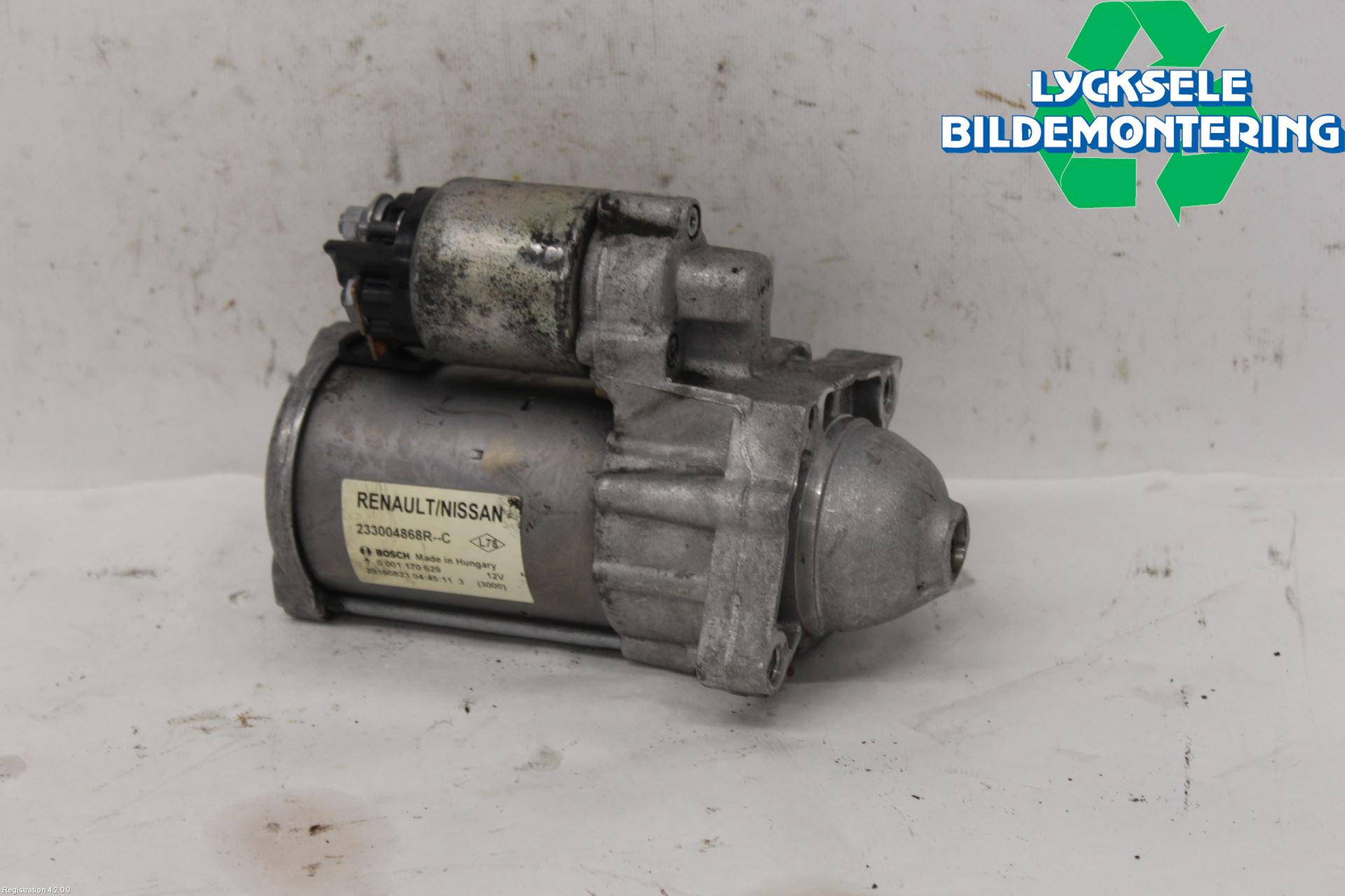 Renault TALISMAN 16-20 Startmotor Diesel