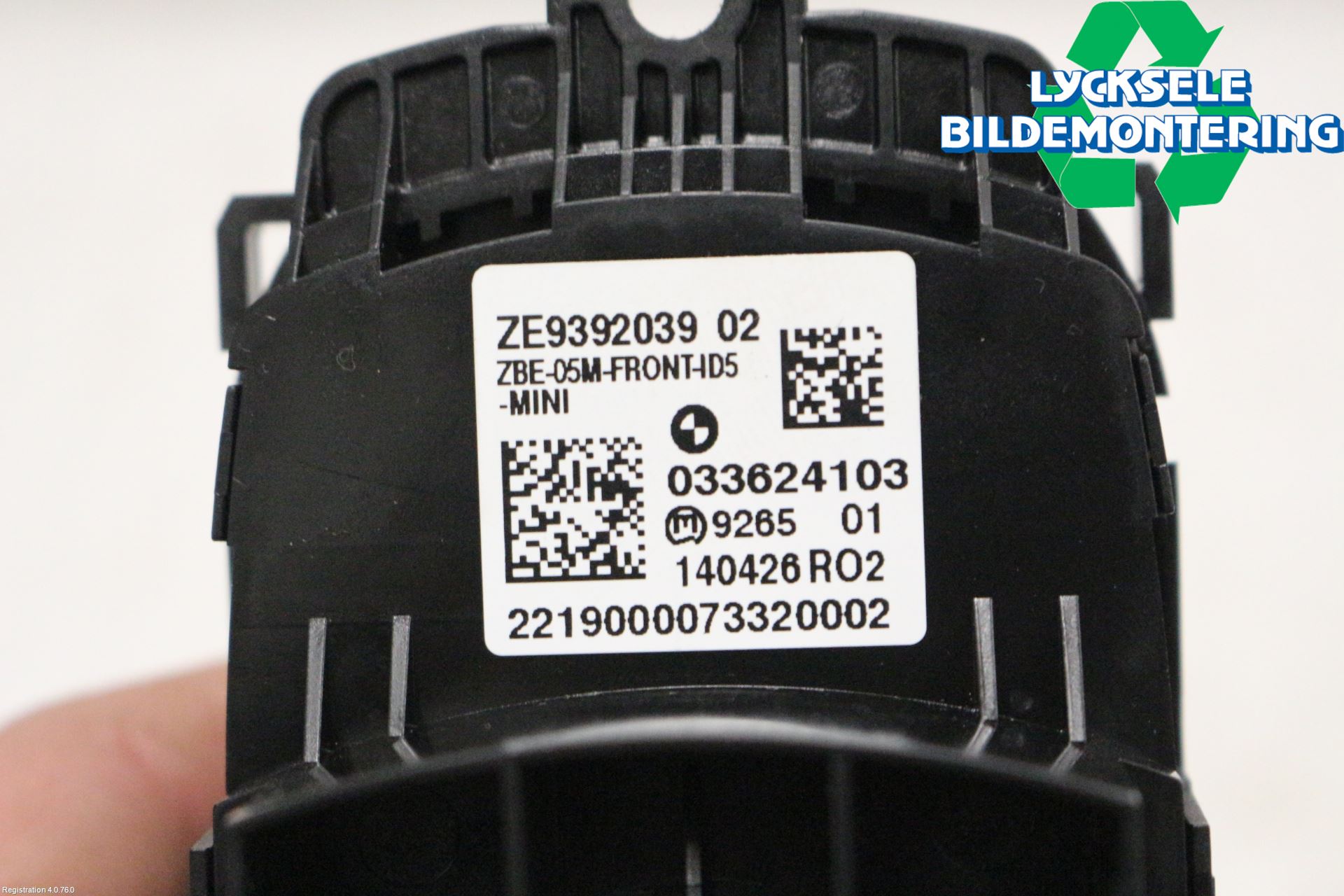 Mini ONE/COOPER 3DR F56 14-24 Strömställare Multifunktion