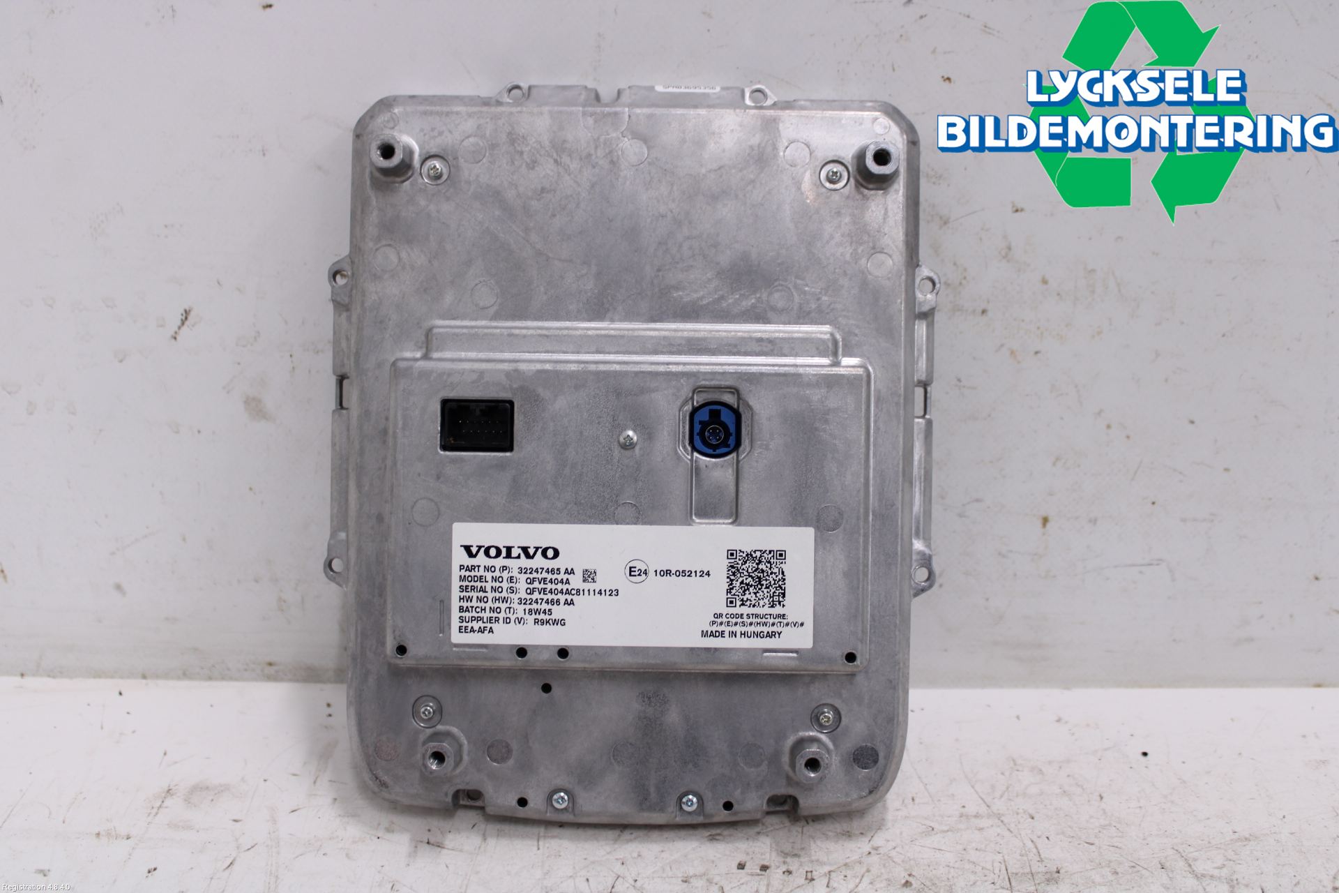 Volvo V60 19- Bildskärm