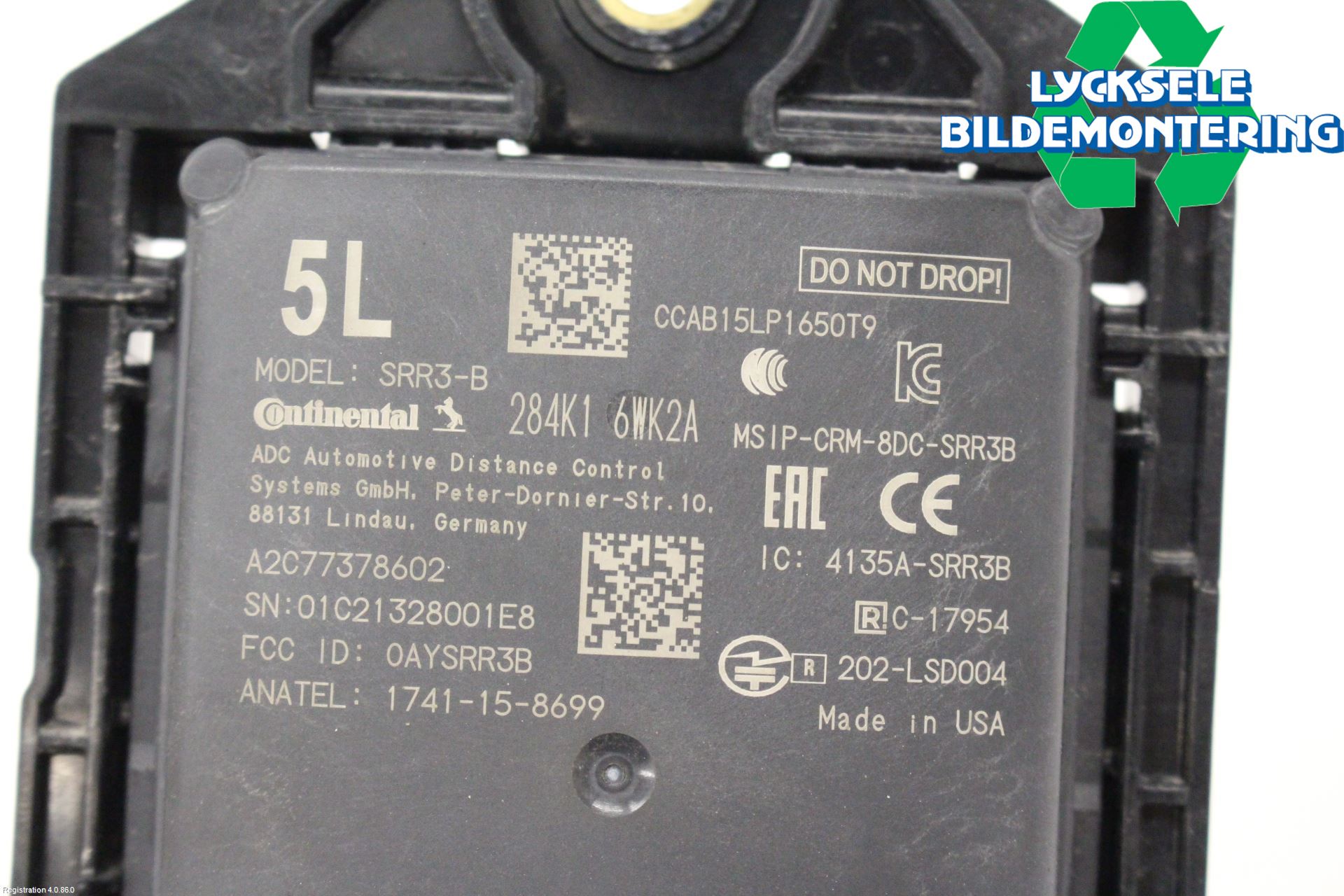 Nissan LEAF 18- Sensor Aktivt Kollisionsskydd