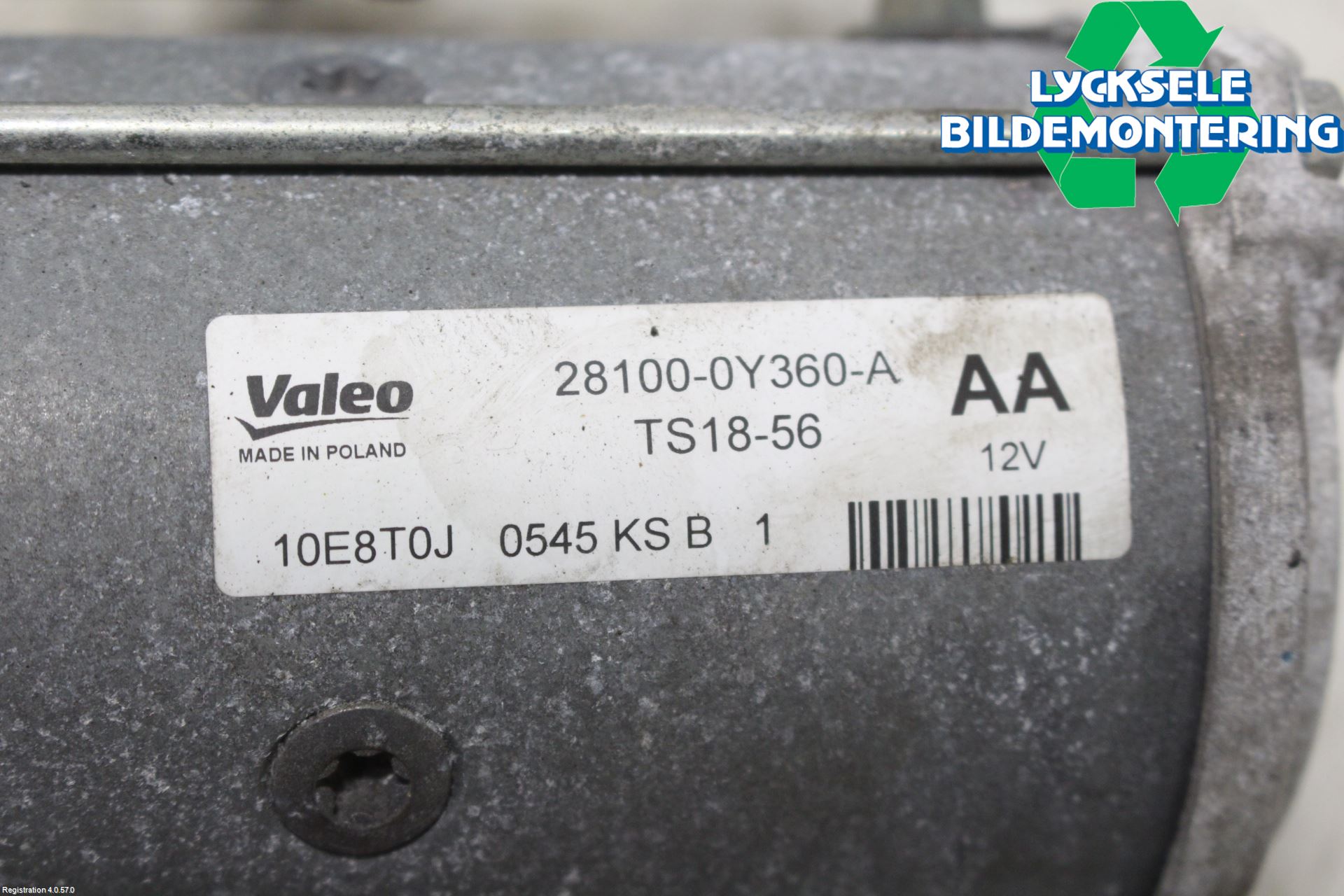 Toyota C-HR 16-23 Startmotor