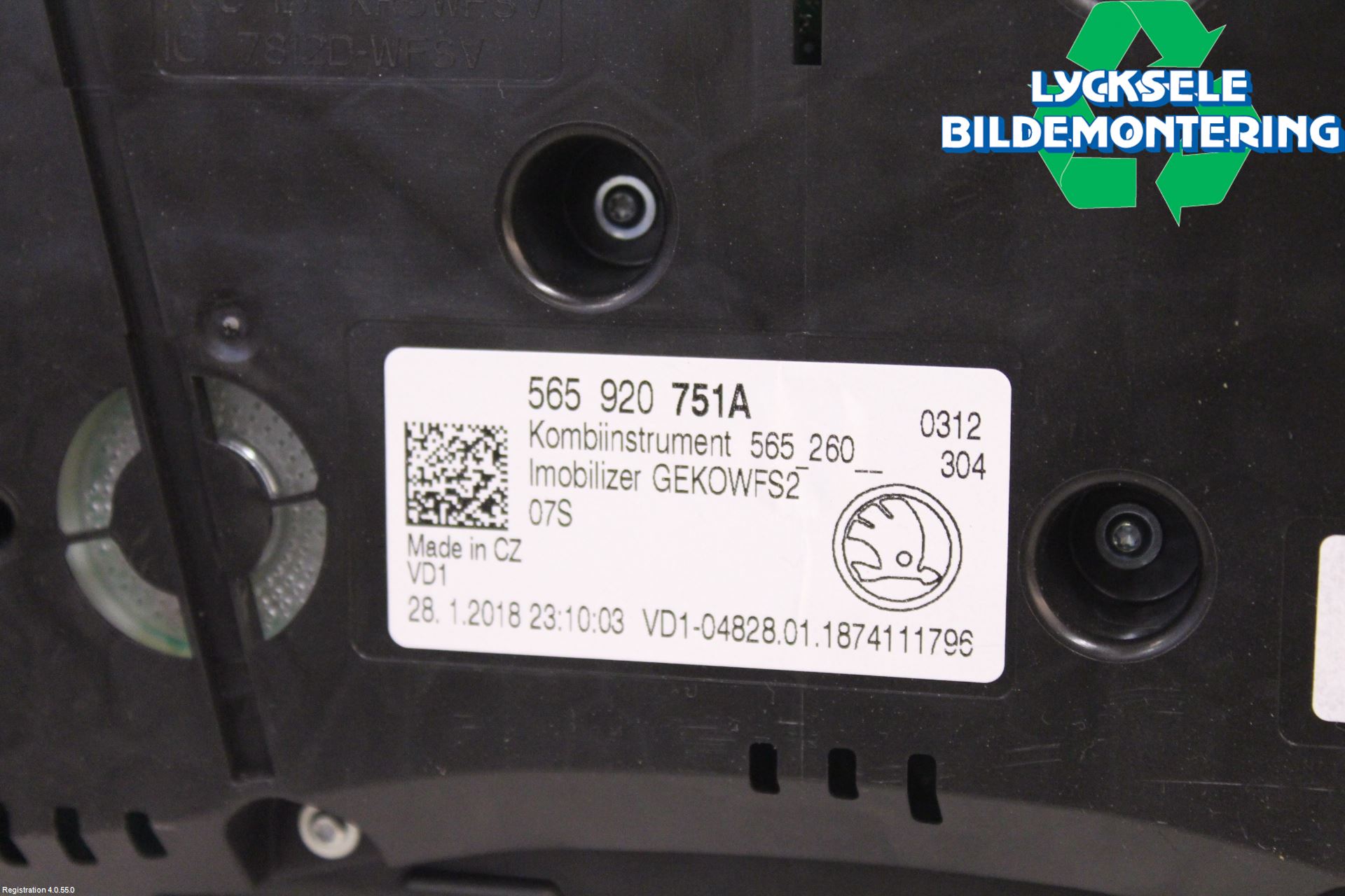 Skoda KODIAQ 17-24 Instrument Komb