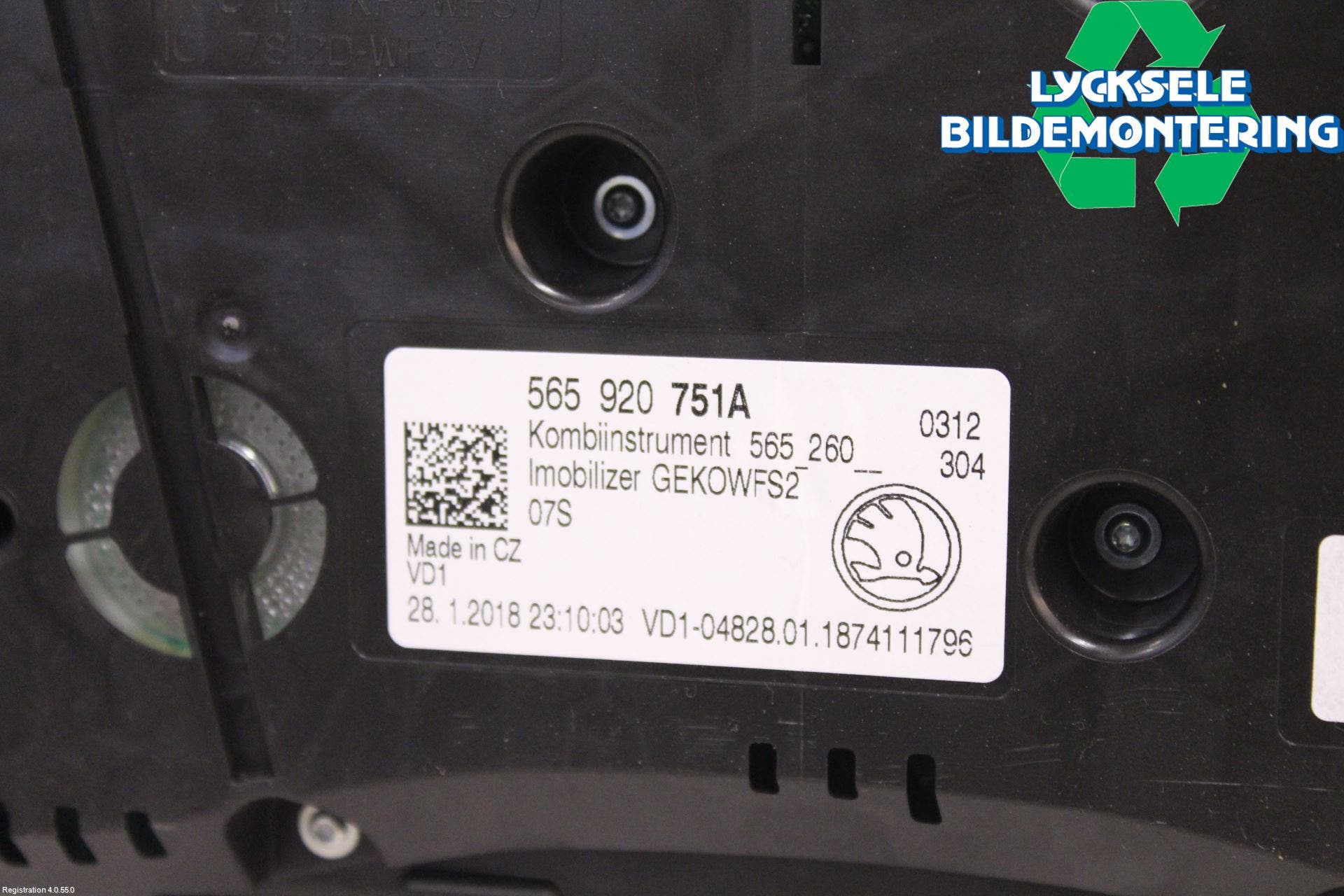 Skoda KODIAQ 17-24 Instrument Komb