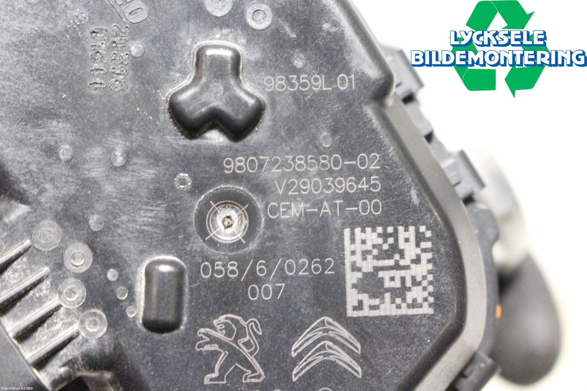 Citroen BERLINGO 08-18 Injspjällhus