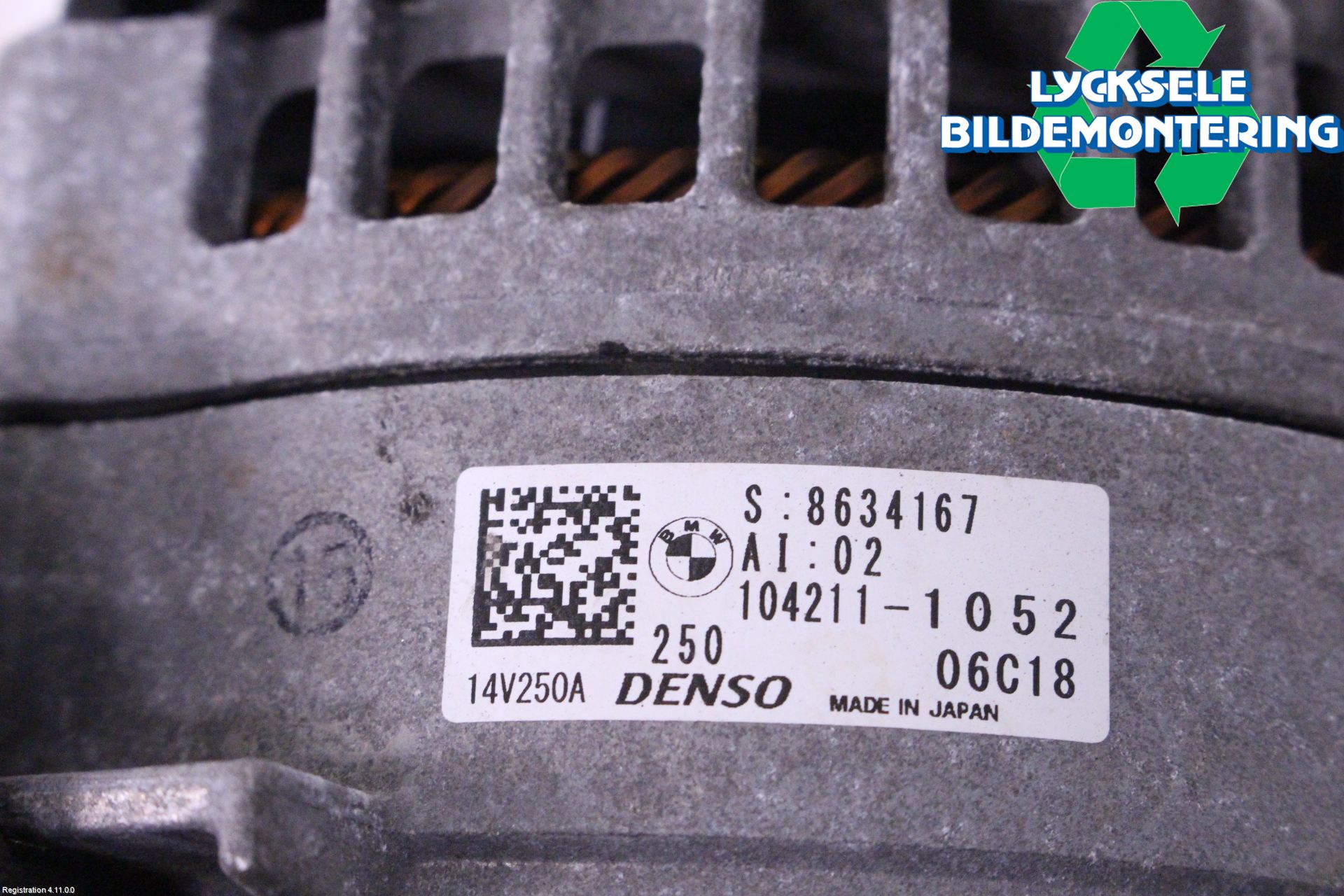 BMW X3 G01 18- Generator